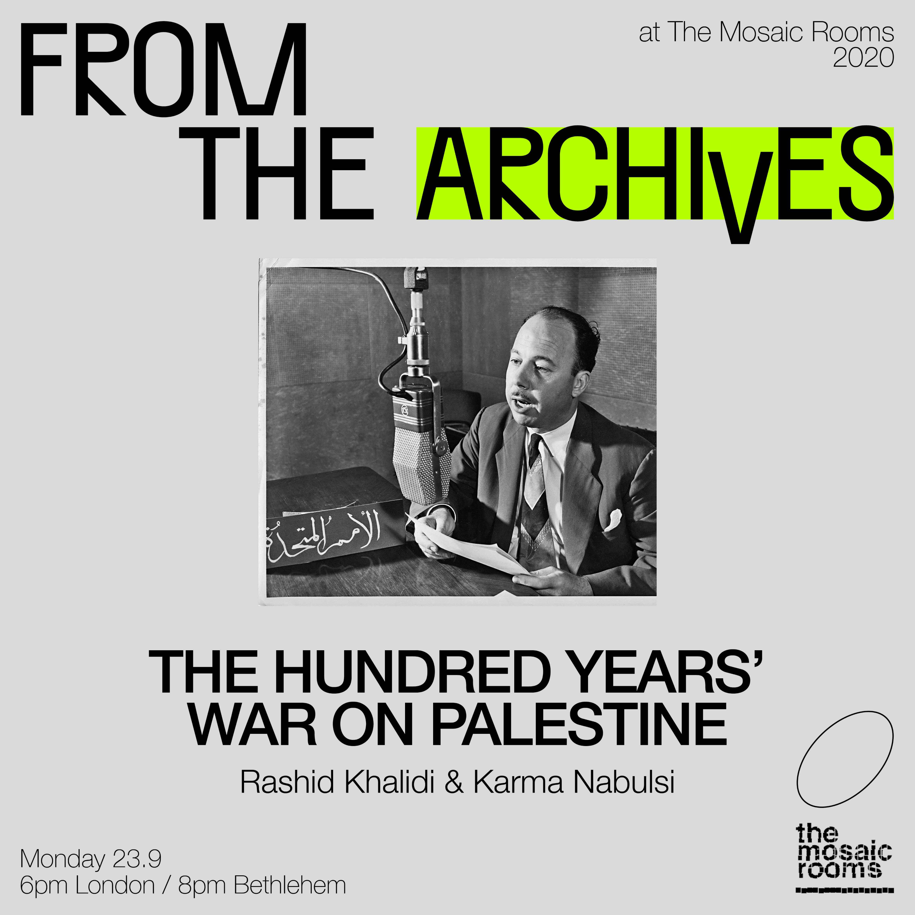 Rashid Khalidi & Karma Nabulsi