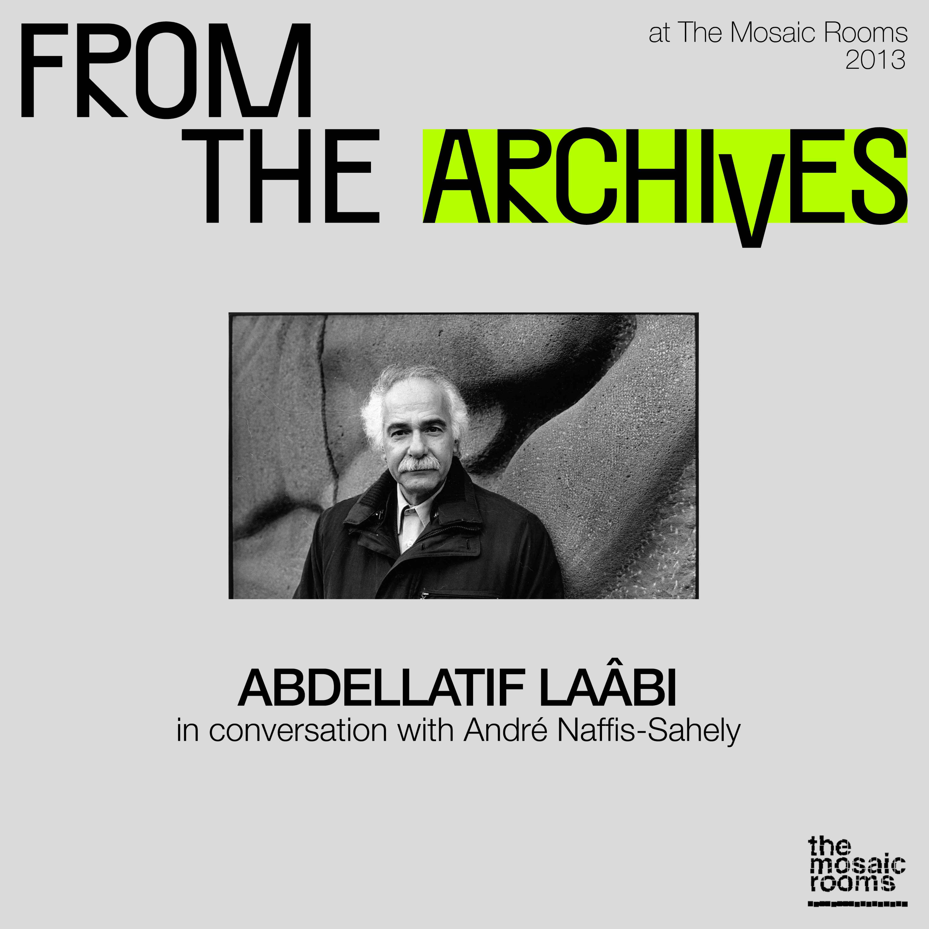Abdellatif Laâbi gives advice to young writers + readings from ‘The Bottom of the Jar’