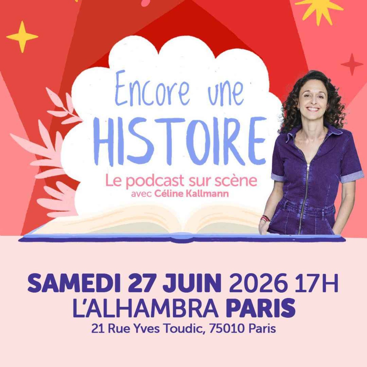 Le podcast en live sur scène le 27 Juin 2026