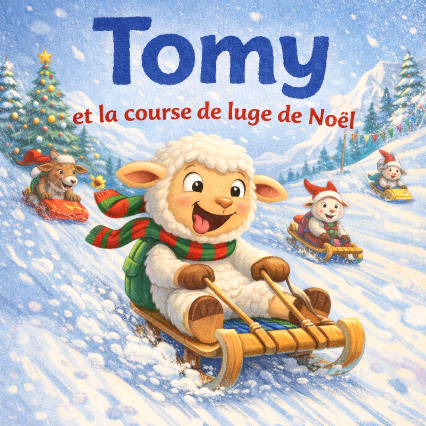 Tomy et la course de luge de Noël