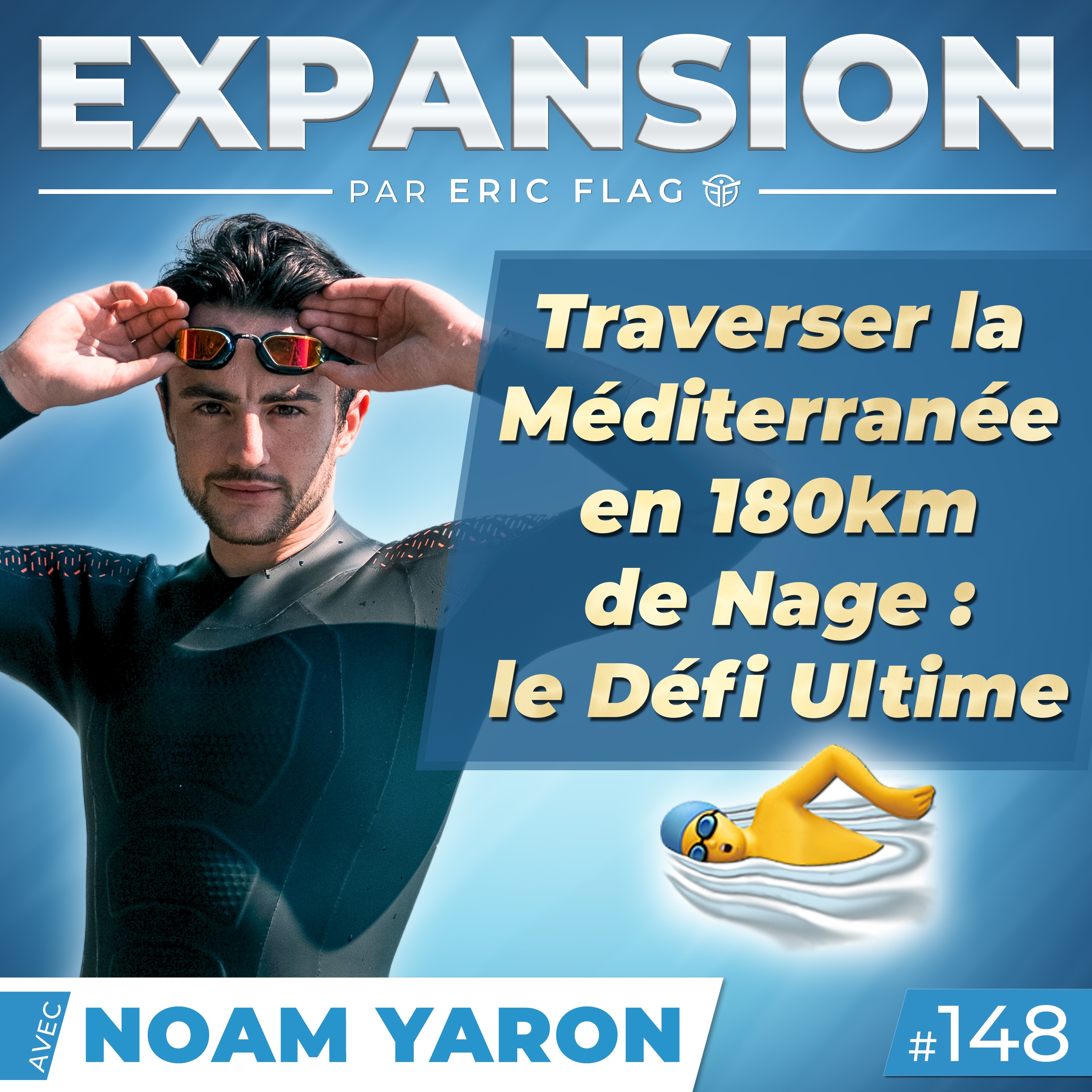 Traverser la Méditerranée en 180km de Nage : le Défi Ultime de Noam Yaron 🏊‍♂️