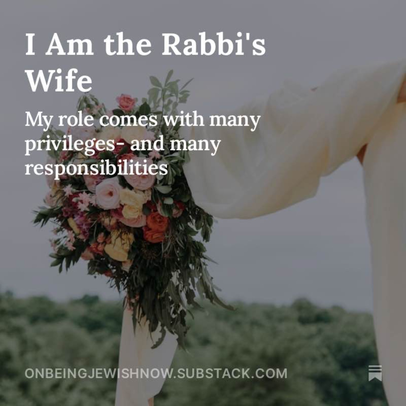 I Am the Rabbi's Wife