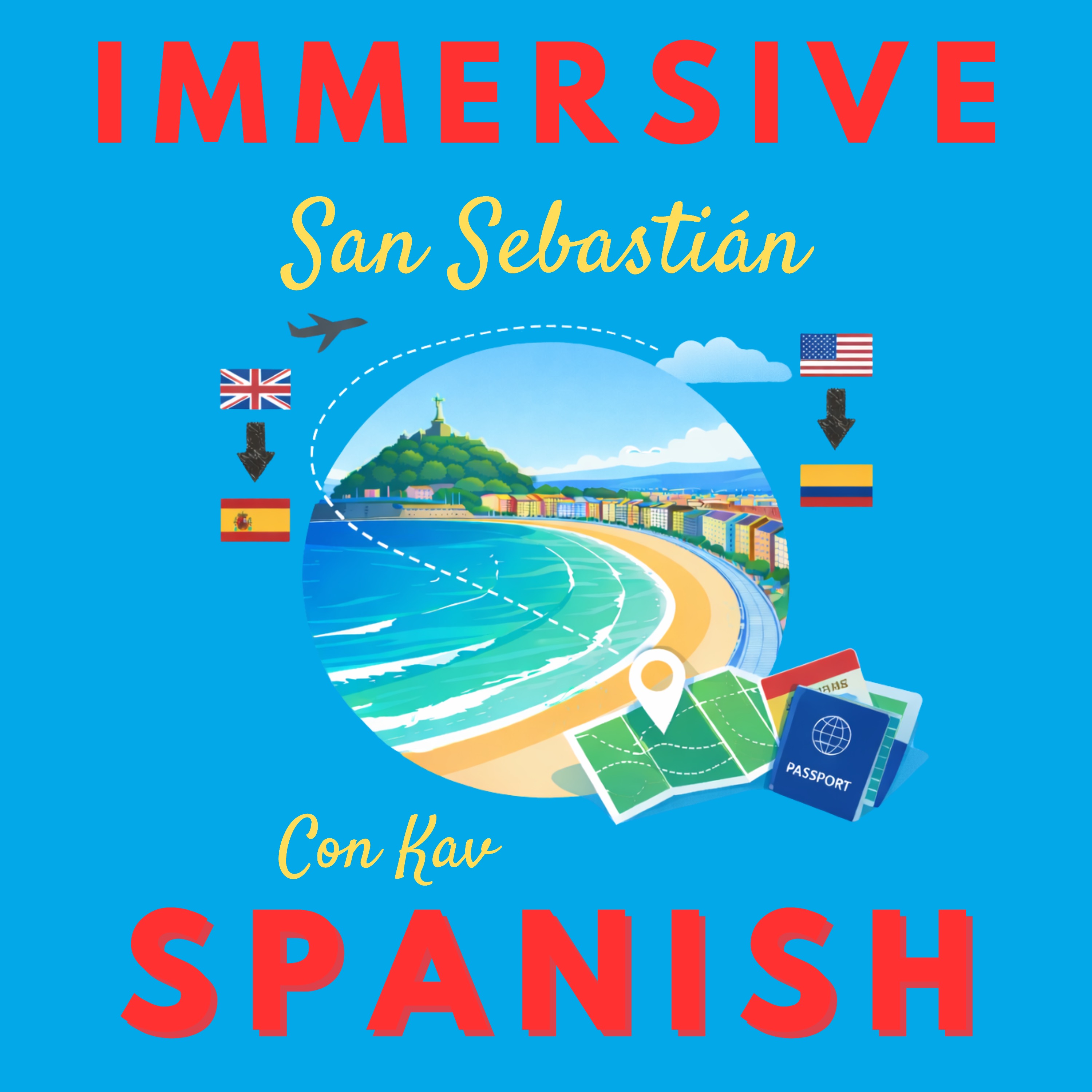 Immersive Spanish, Season 6, San Sebastián: Episode 20, Reminiscing at the Beach, The Preterite Tense episode artwork