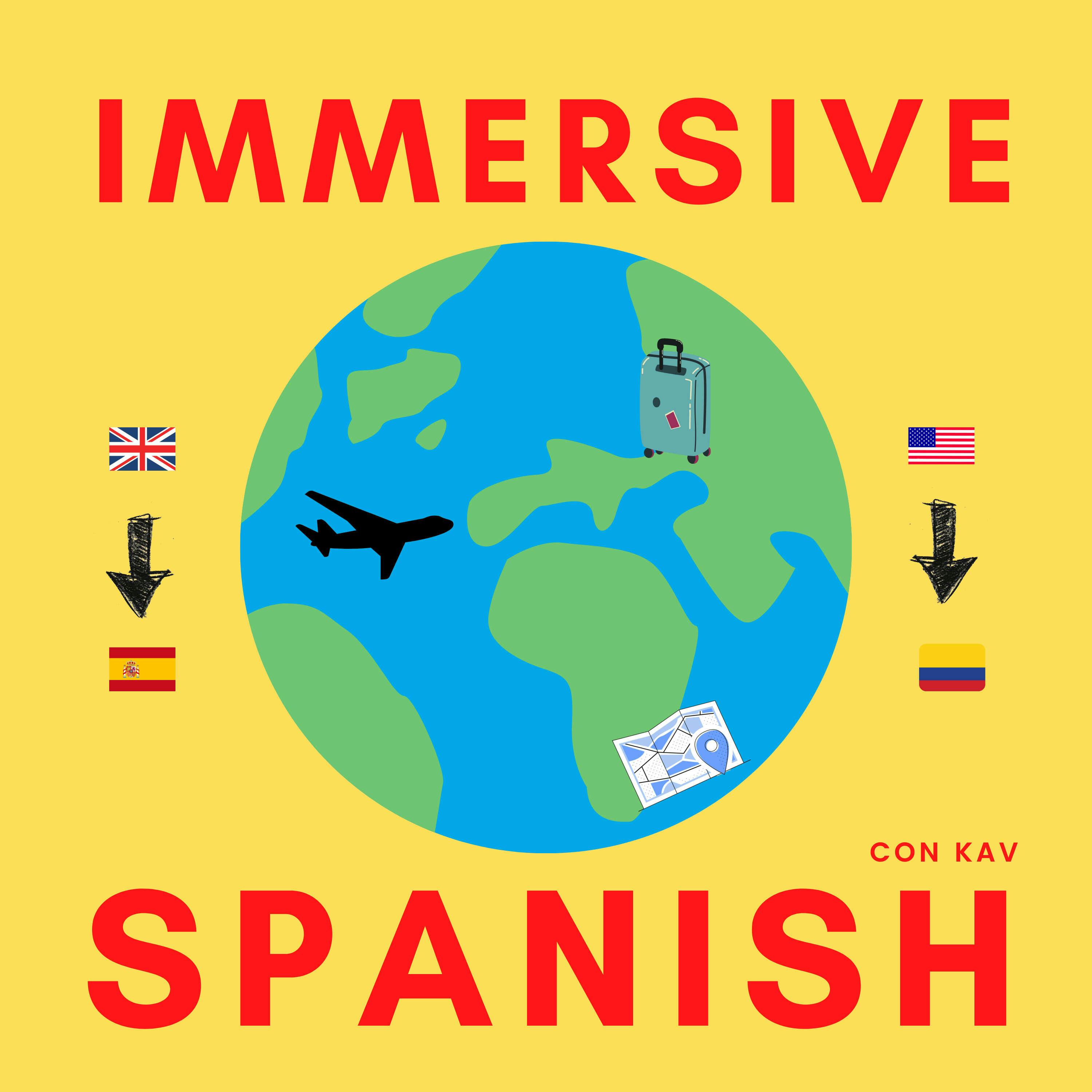 Immersive Spanish con Kav - Episode 23 - El último día en Barcelona - The Last Day in Barcelona - podcast episode cover