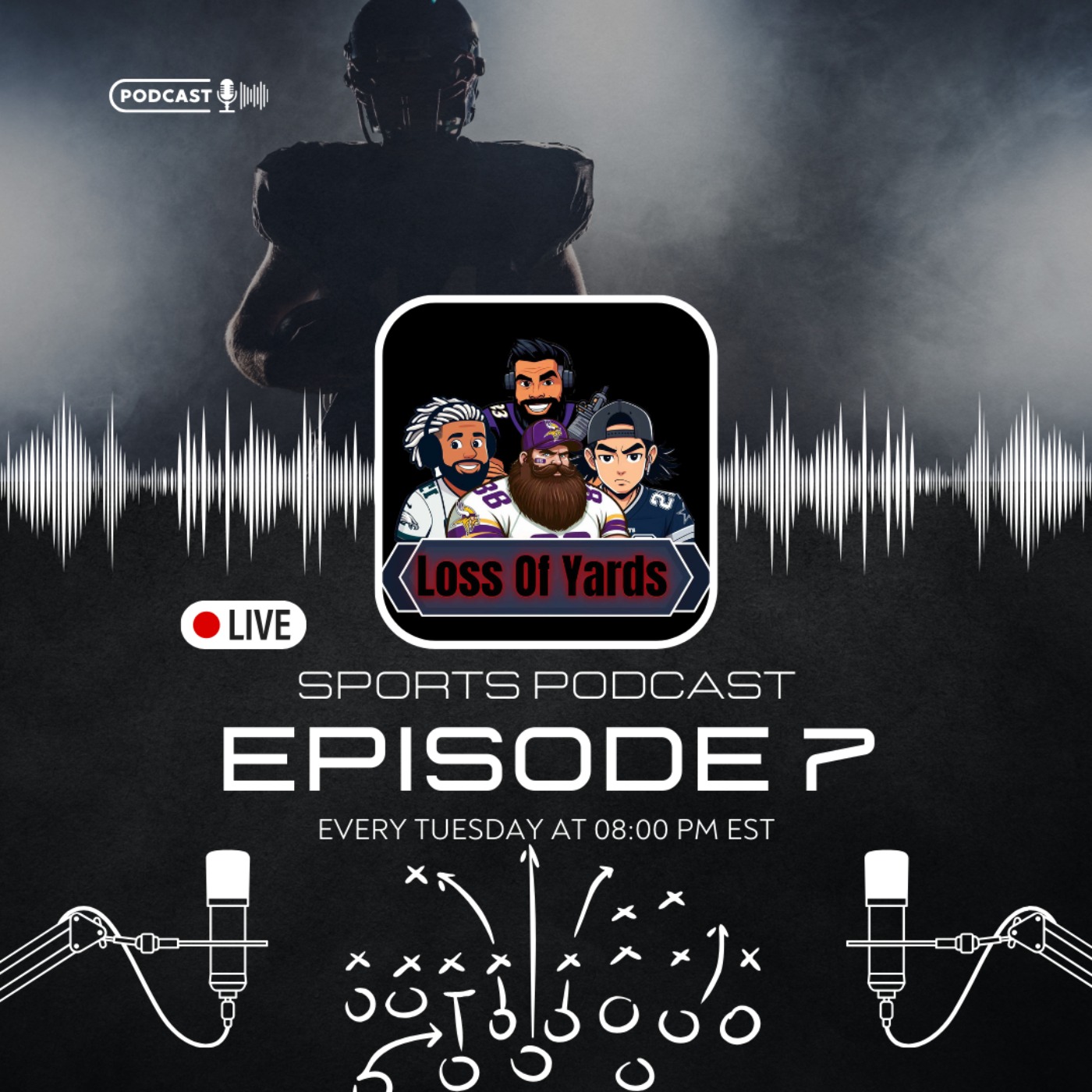 Loss of Yards | NFL Sports Podcast | Unfiltered and Uncensored | Episode 7 episode artwork
