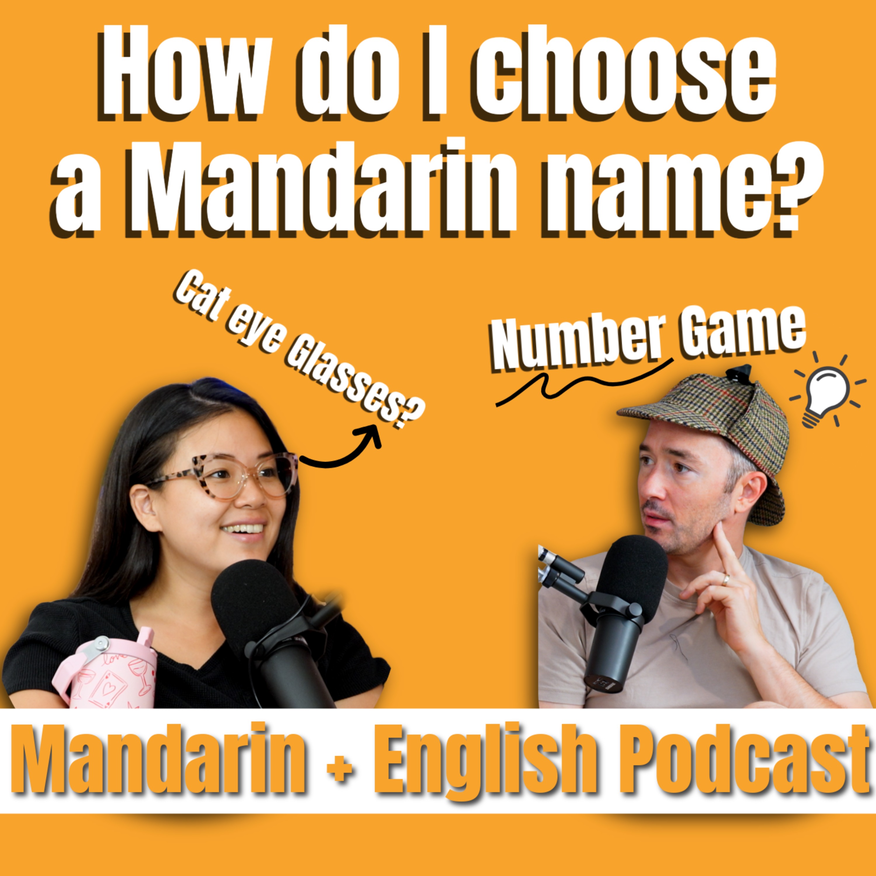 Real Mandarin & English Conversation | How To Choose A Mandarin Name? | Guess The Number