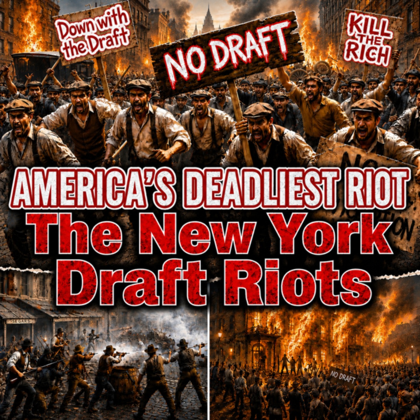 America's Deadliest Riot - The New York Drafts Riot episode artwork