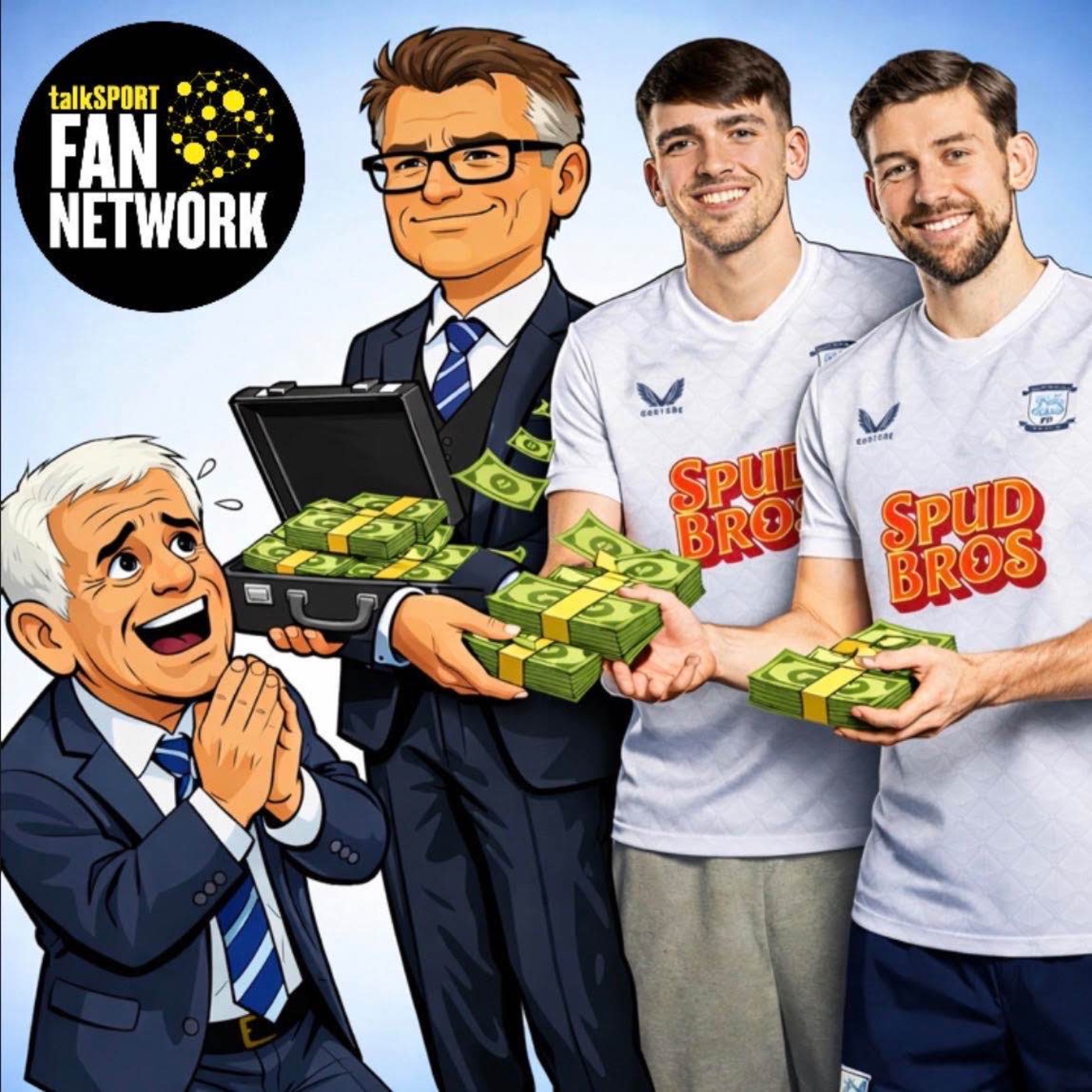 PNE Flagship Podcast 28: Preston break transfer record on Deadline Day! Callum Lang & Andrew Moran IN with Mads Frokjaer-Jensen OUT episode artwork