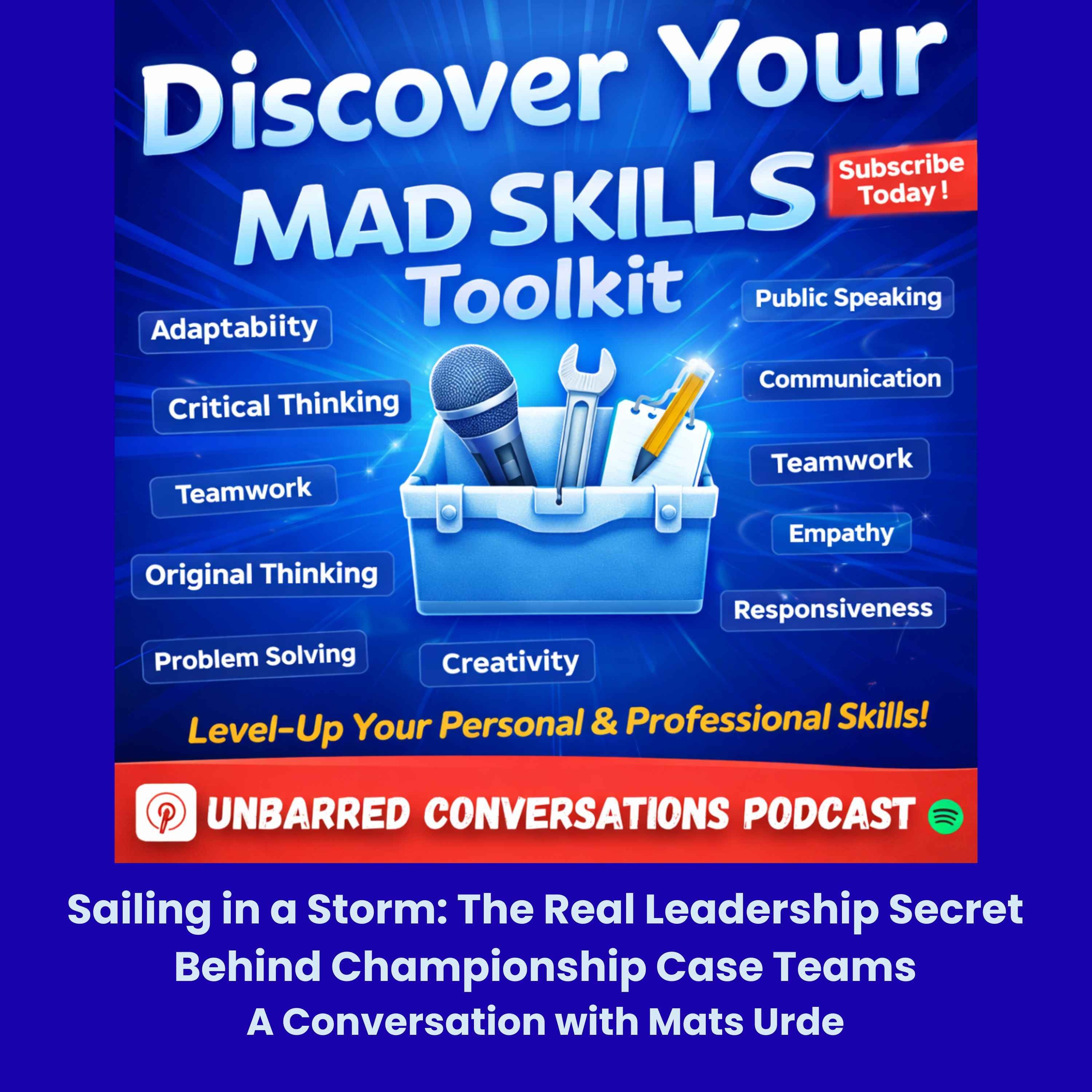 Sailing in a Storm: The Real Leadership Secret Behind Championship Case Teams episode artwork