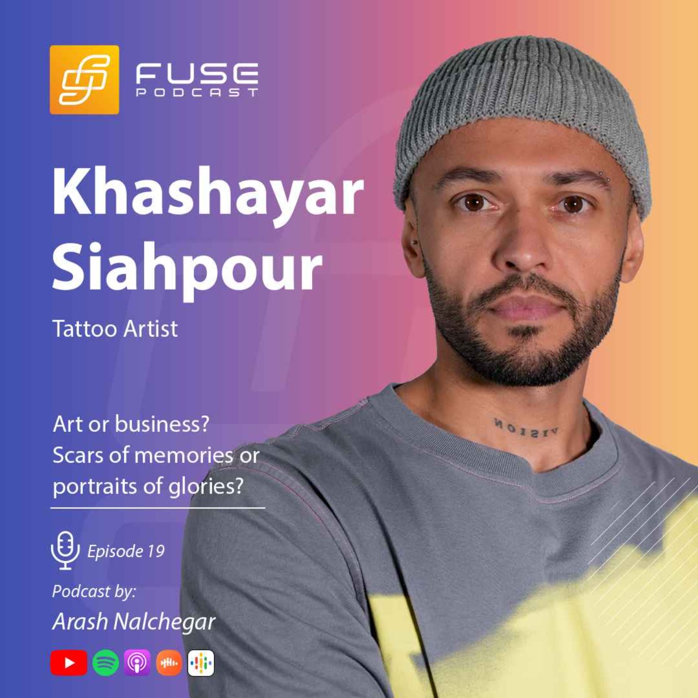 خشایار سیاهپور | سفر حرفه ای یک تاتو آرتیست از ایران تا کانادا episode artwork