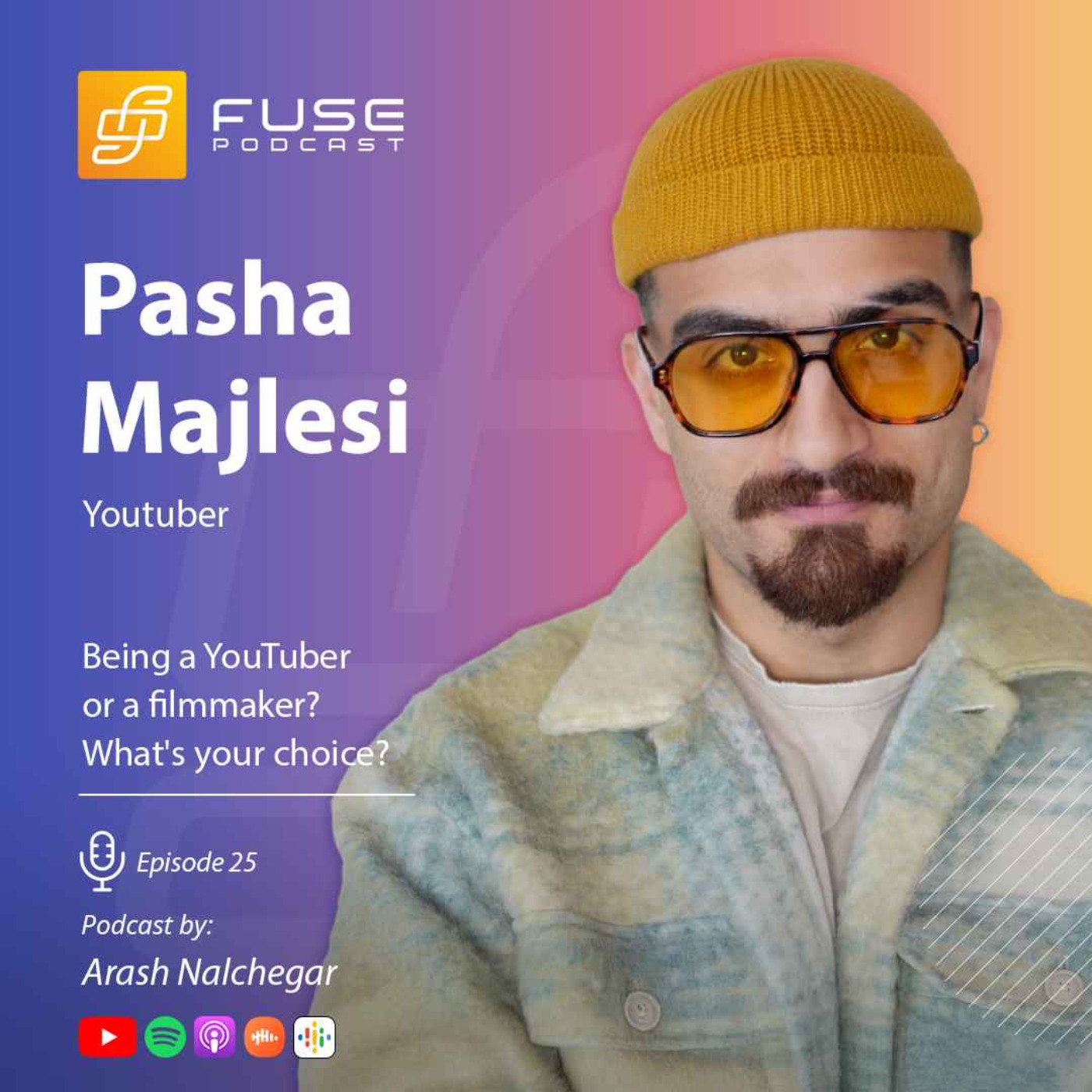 پاشا مجلسی | دوست ندارم به عنوان یوتیوبر زرد شناخته شوم episode artwork