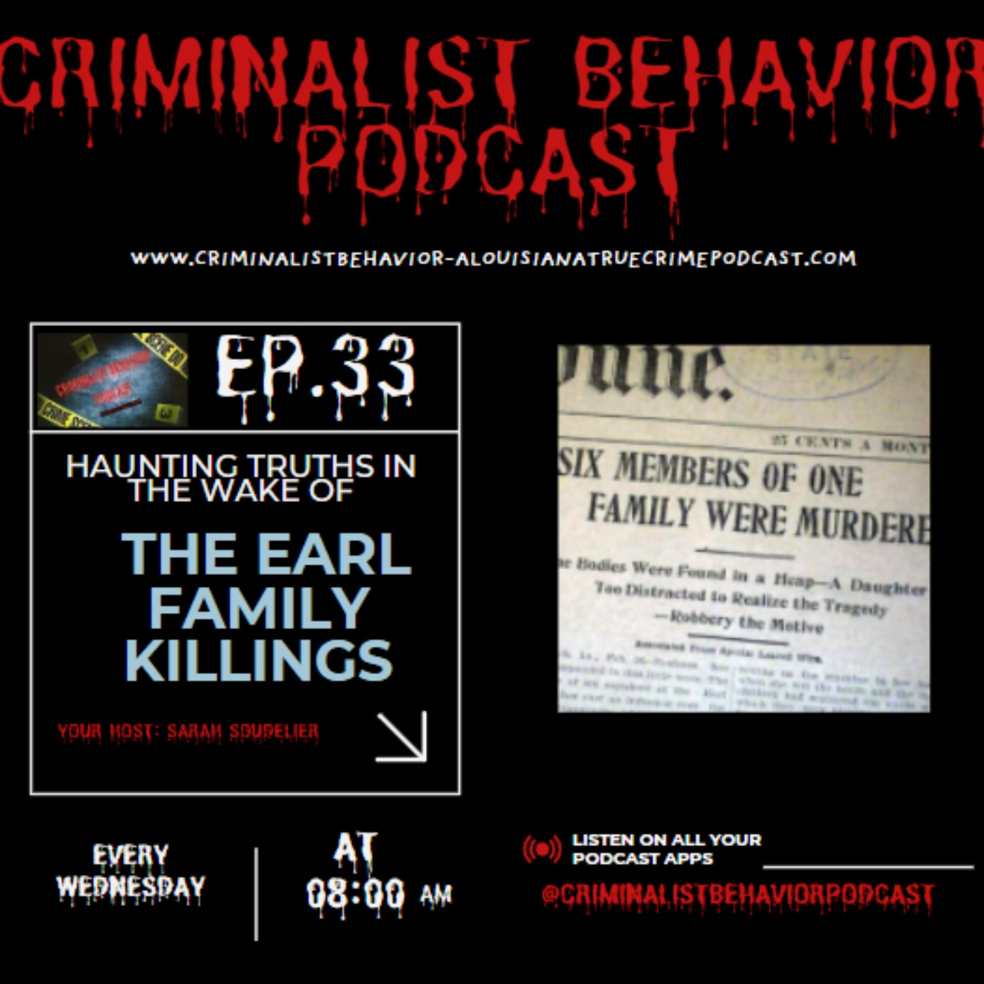Criminalist Behavior-A Louisiana True Crime Podcast