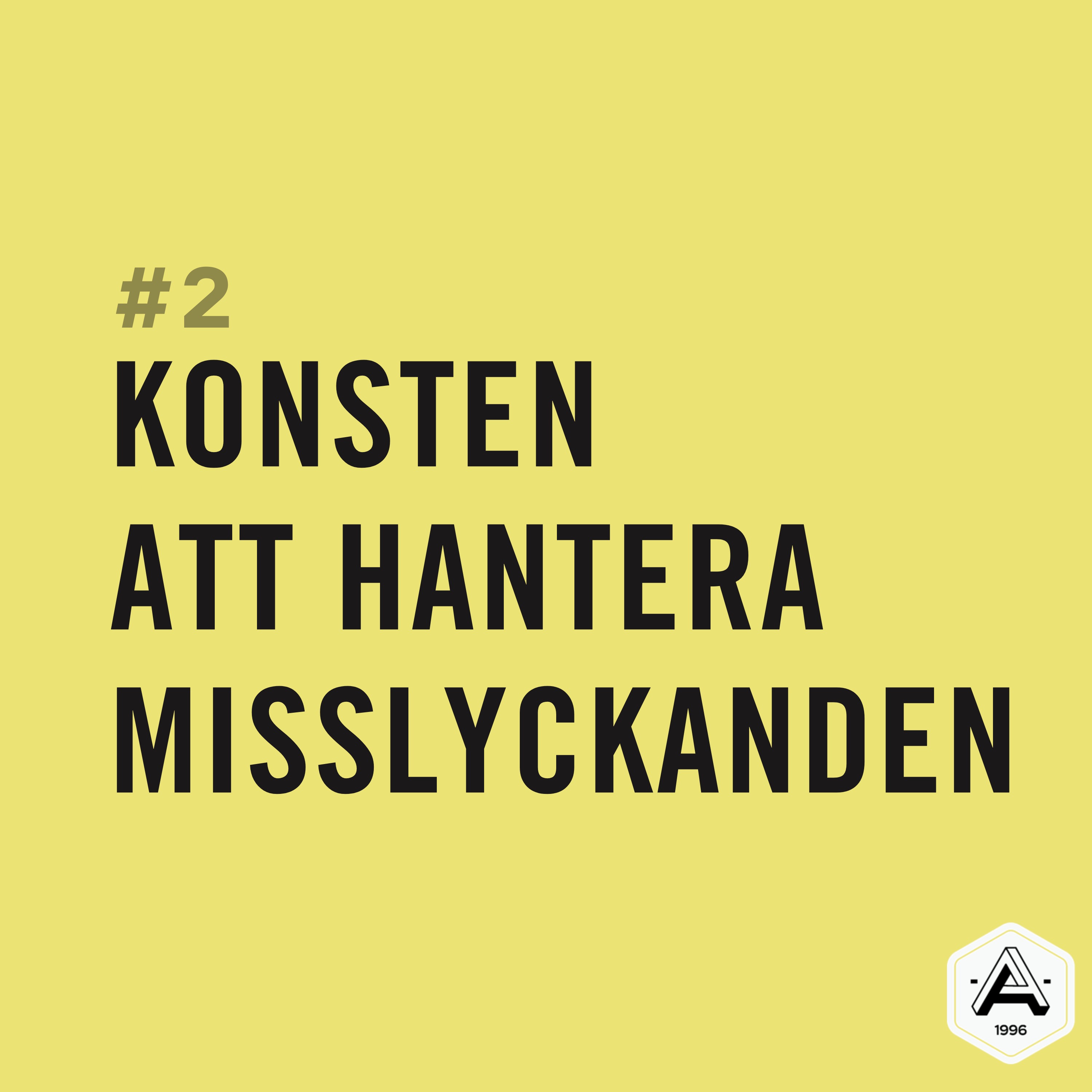 #2 Att Hantera Misslyckanden