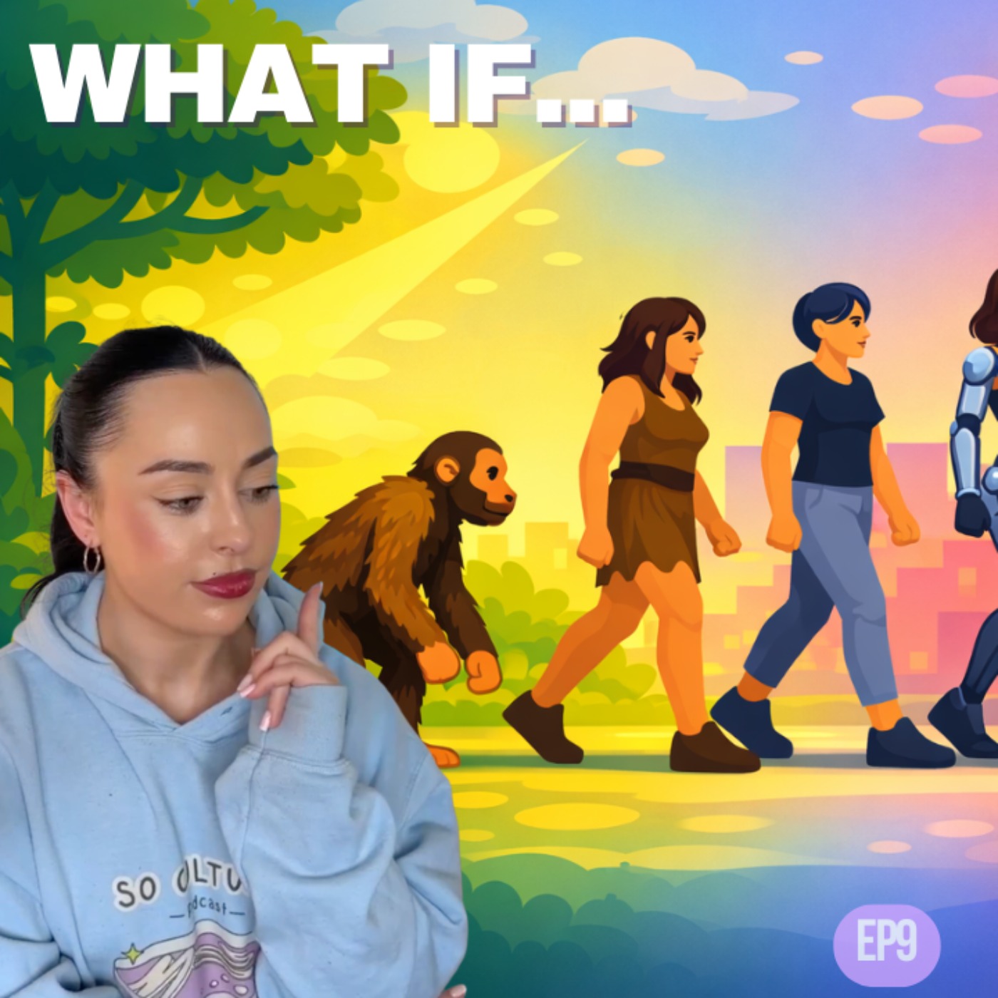 9. What if humans kept evolving? + publishing in my husbands name... episode artwork