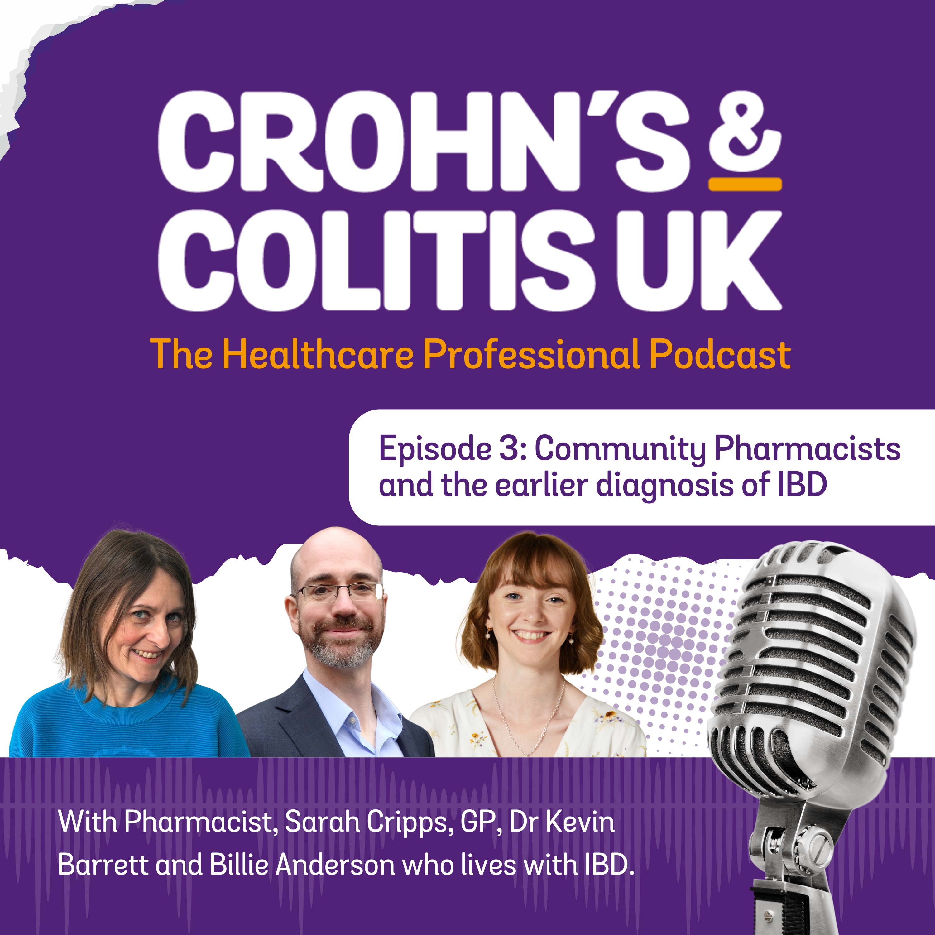 Episode 3: Community Pharmacists and the Earlier Diagnosis of IBD episode artwork