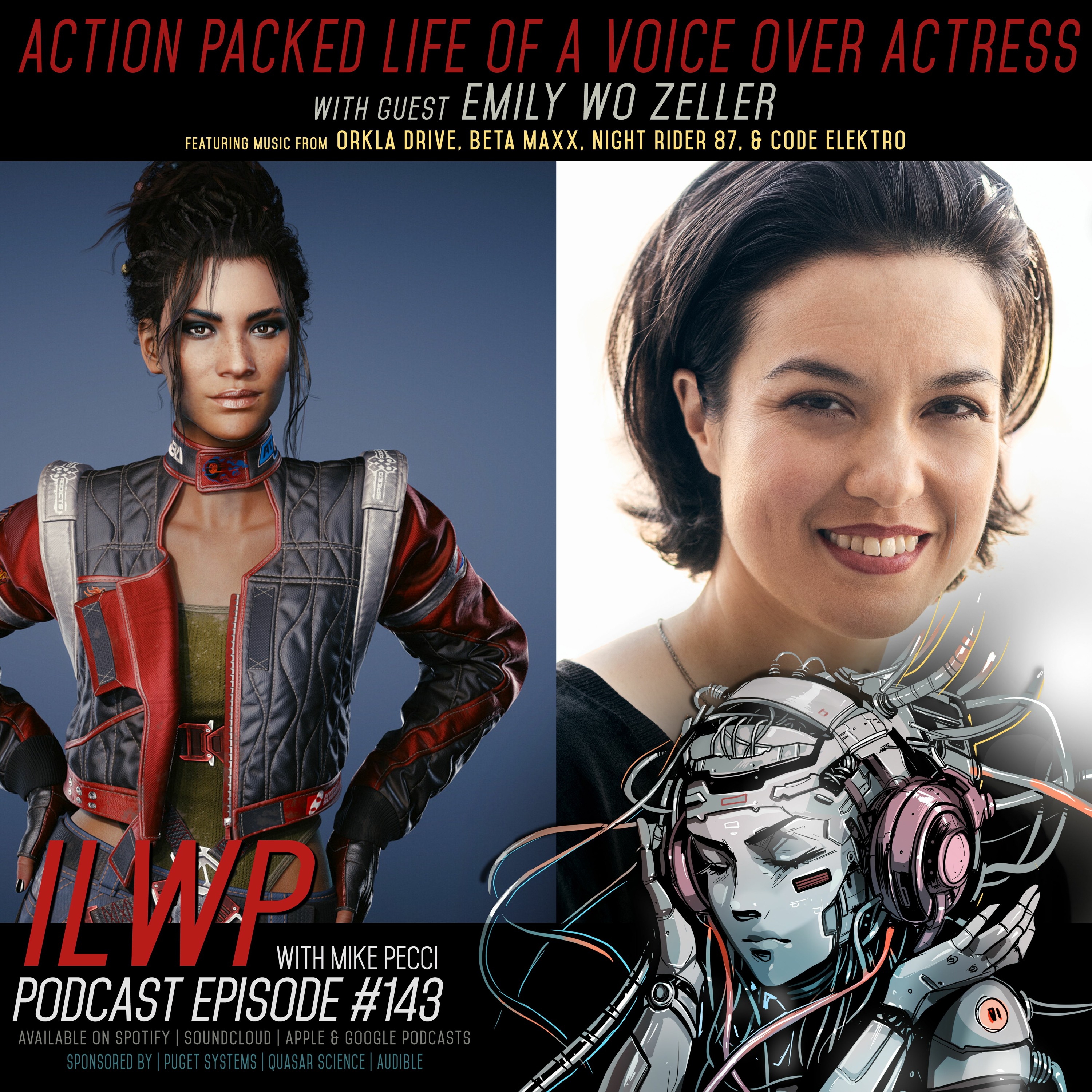 EP143 | Action Packed Life of a Voice Over Actress (guest Emily Woo Zeller)