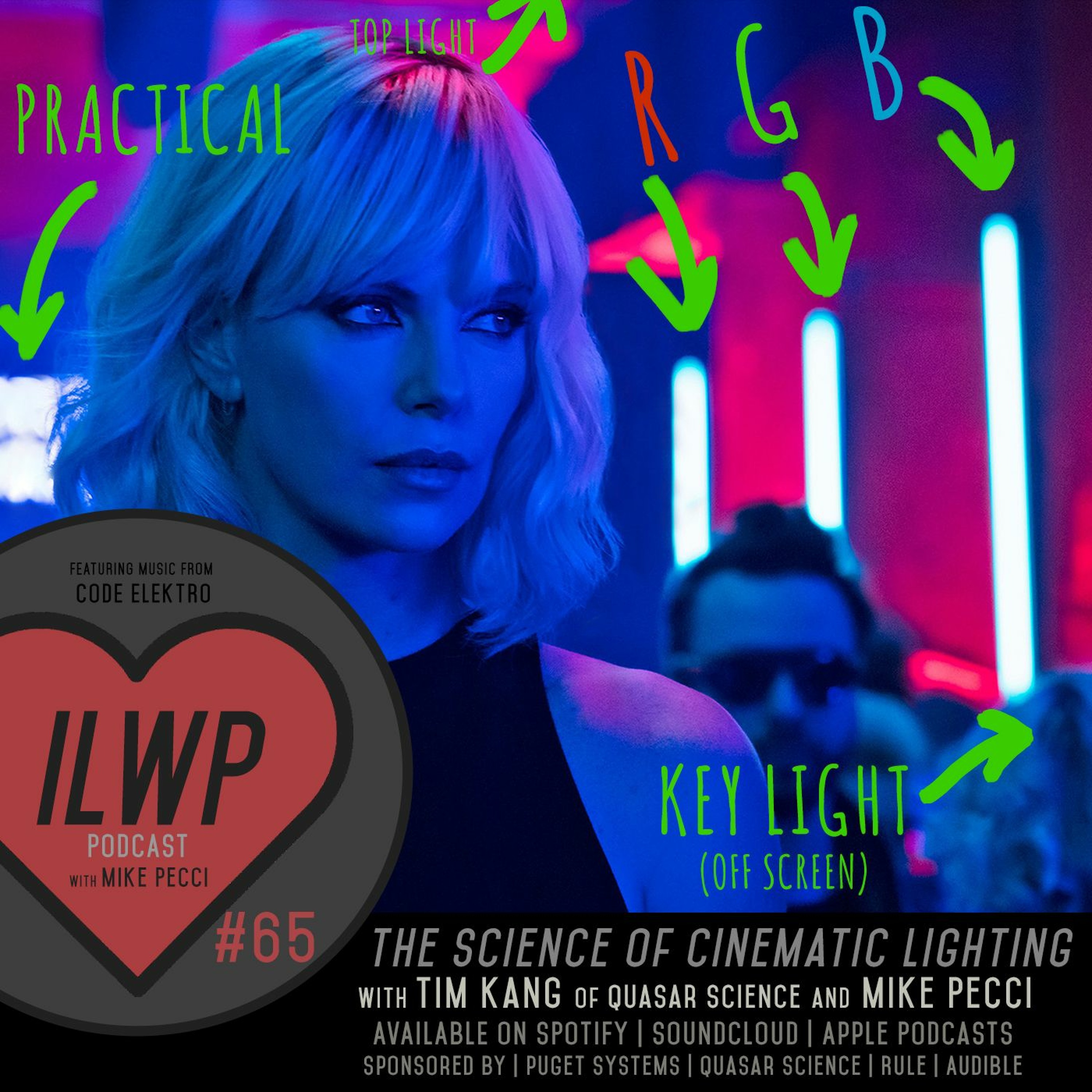 EP65 | The Science of Cinematic Lighting (Guest Tim Kang of Quasar Science)
