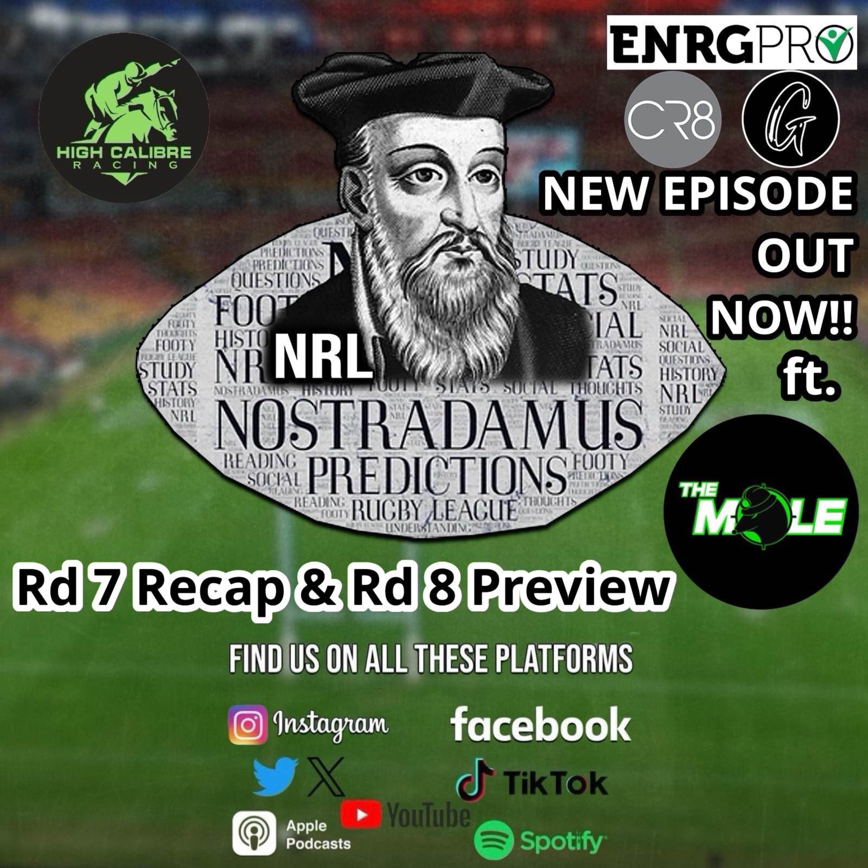 Weekly Podcast Episode ft. 'The Mole' : Round 8 Preview