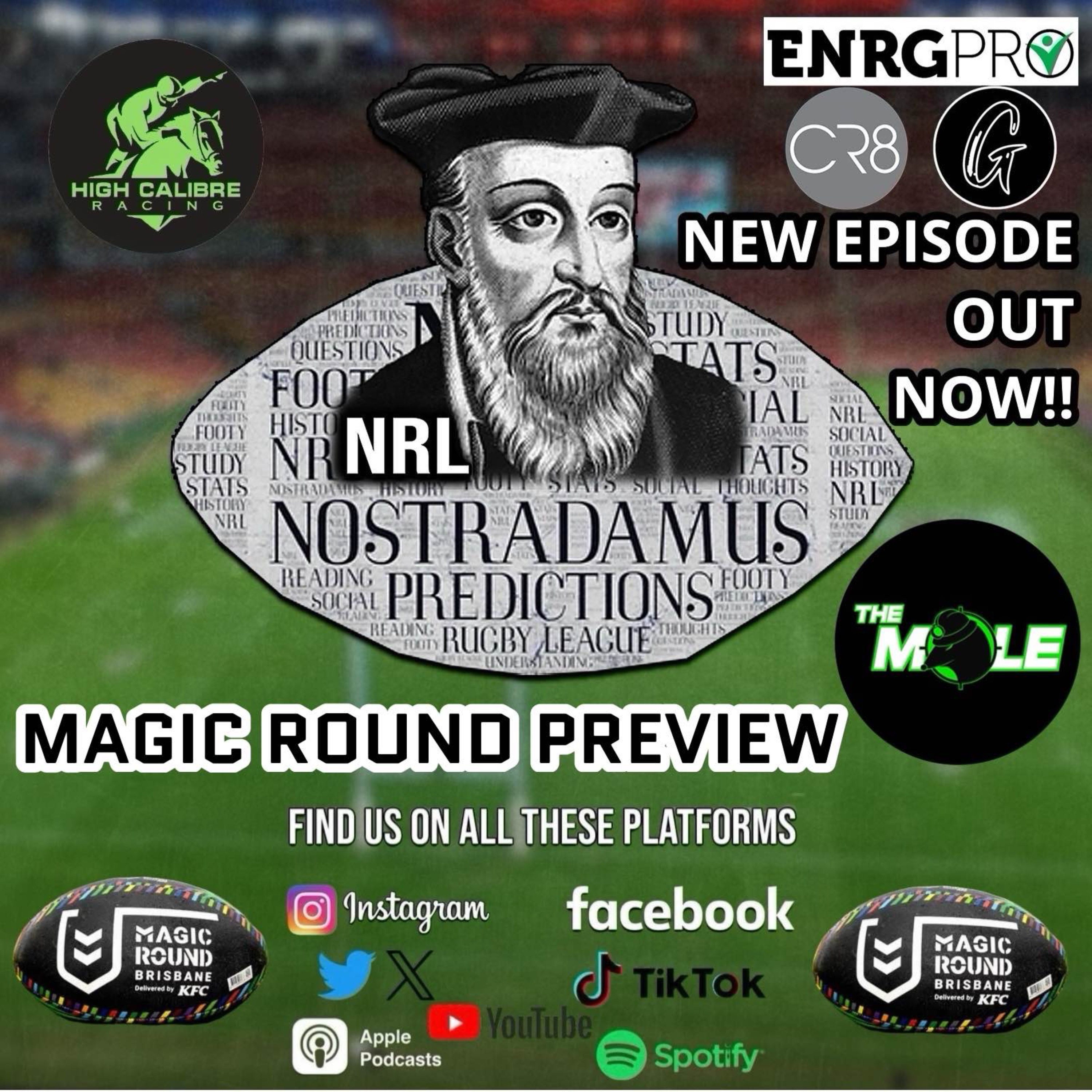 Weekly Podcast Episode ft. 'The Mole' : Round 9 'Magic Round' Preview