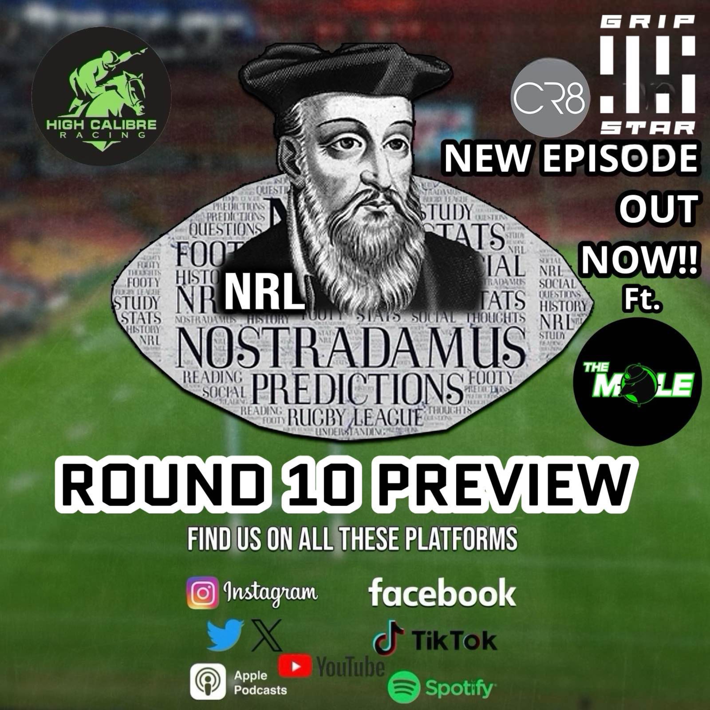 Weekly Podcast Episode ft. 'The Mole' : Round 10 Preview