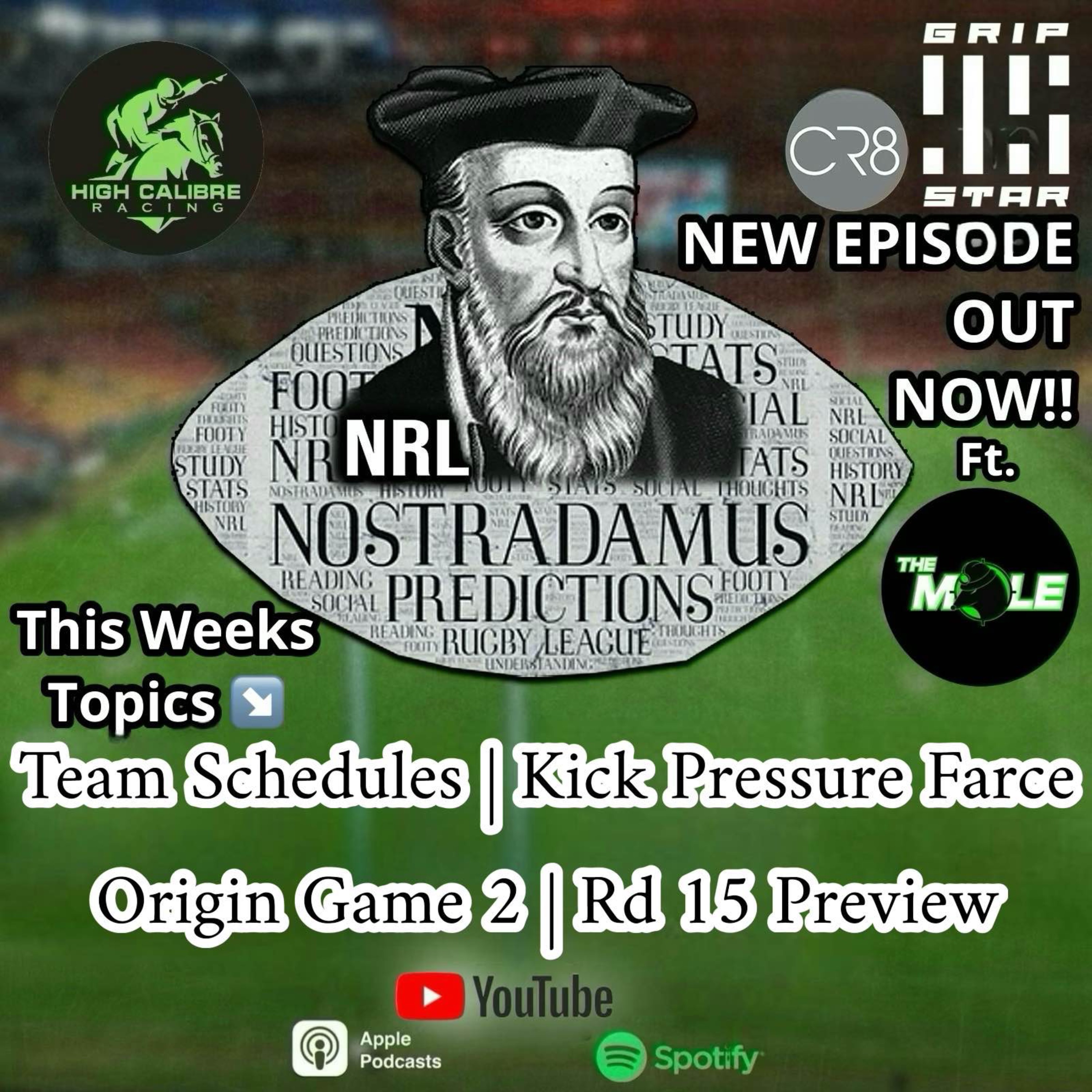 Weekly Podcast Episode ft. 'The Mole' : Round 15 Preview