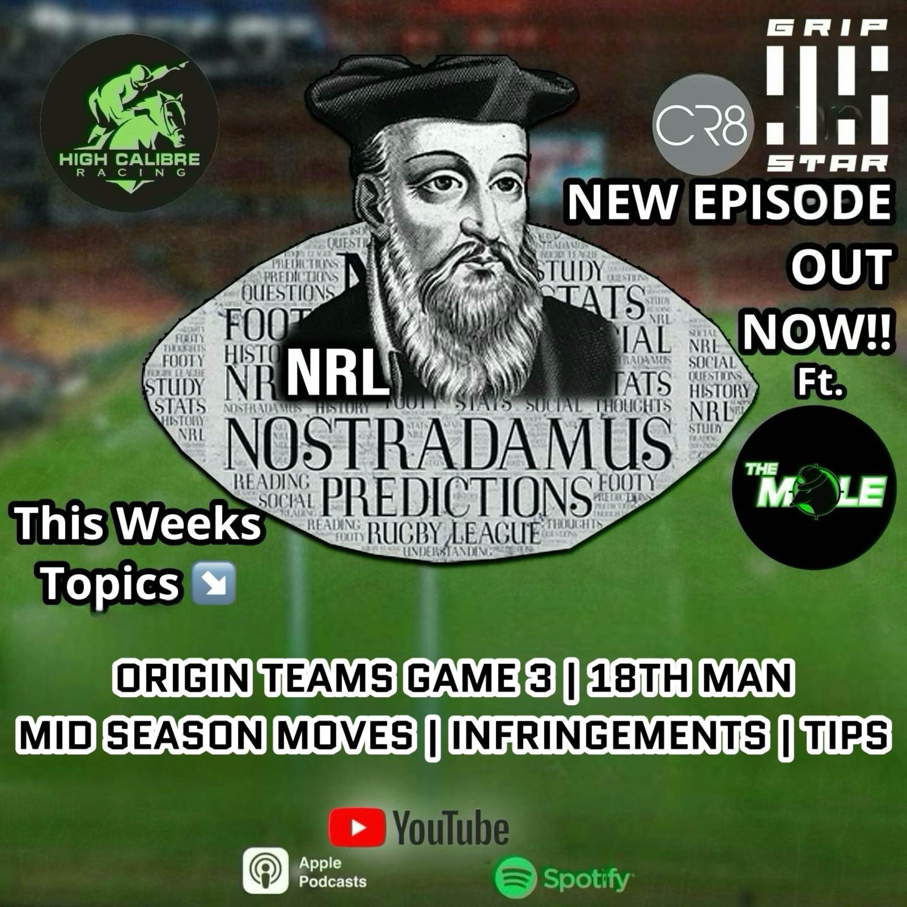 Weekly Podcast Episode ft. 'The Mole' : Round 18 Preview