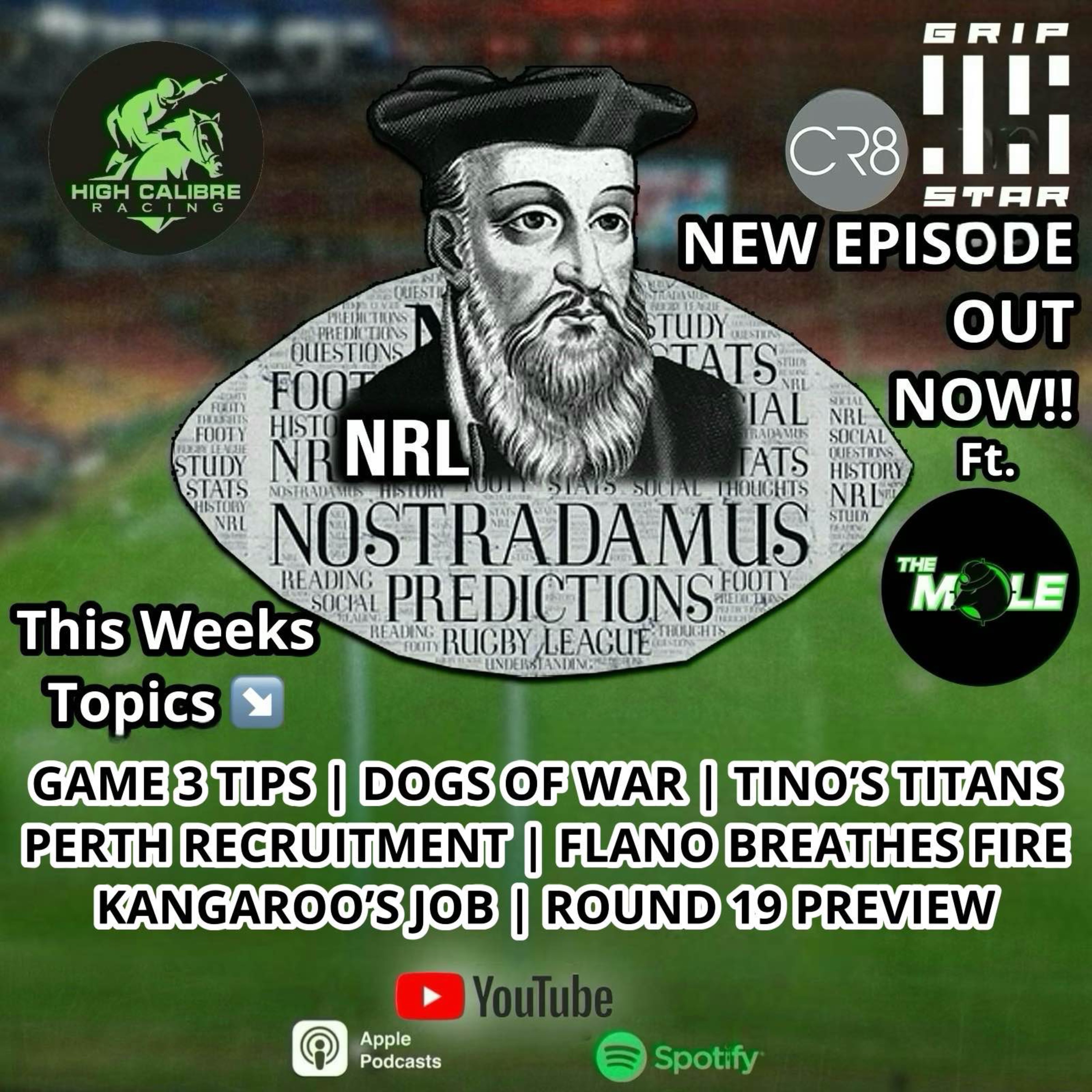 Weekly Podcast Episode ft. 'The Mole' : Round 19 Preview