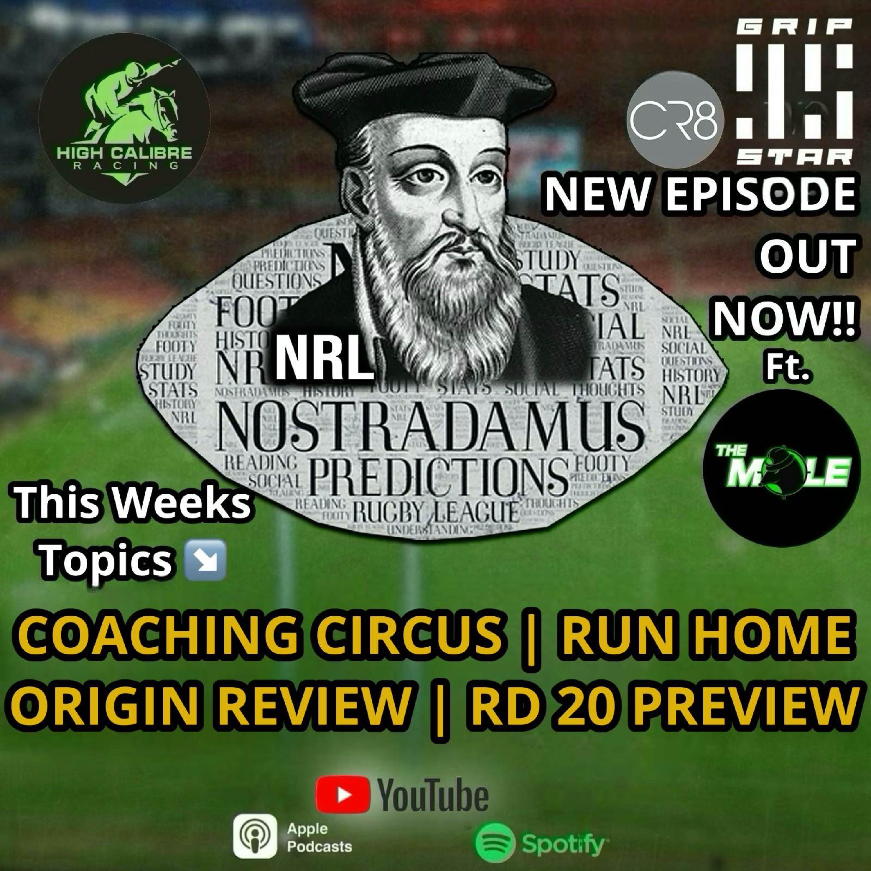 Weekly Podcast Episode ft. 'The Mole' : Round 20 Preview