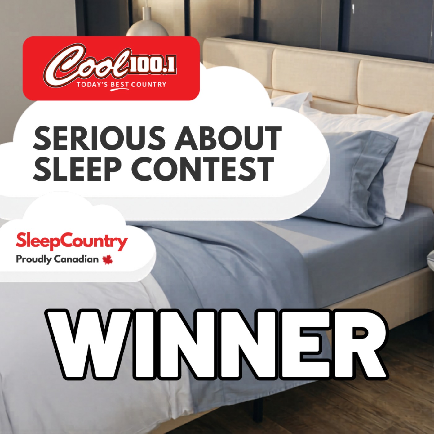 Sleep Country Sleep Contest WINNER