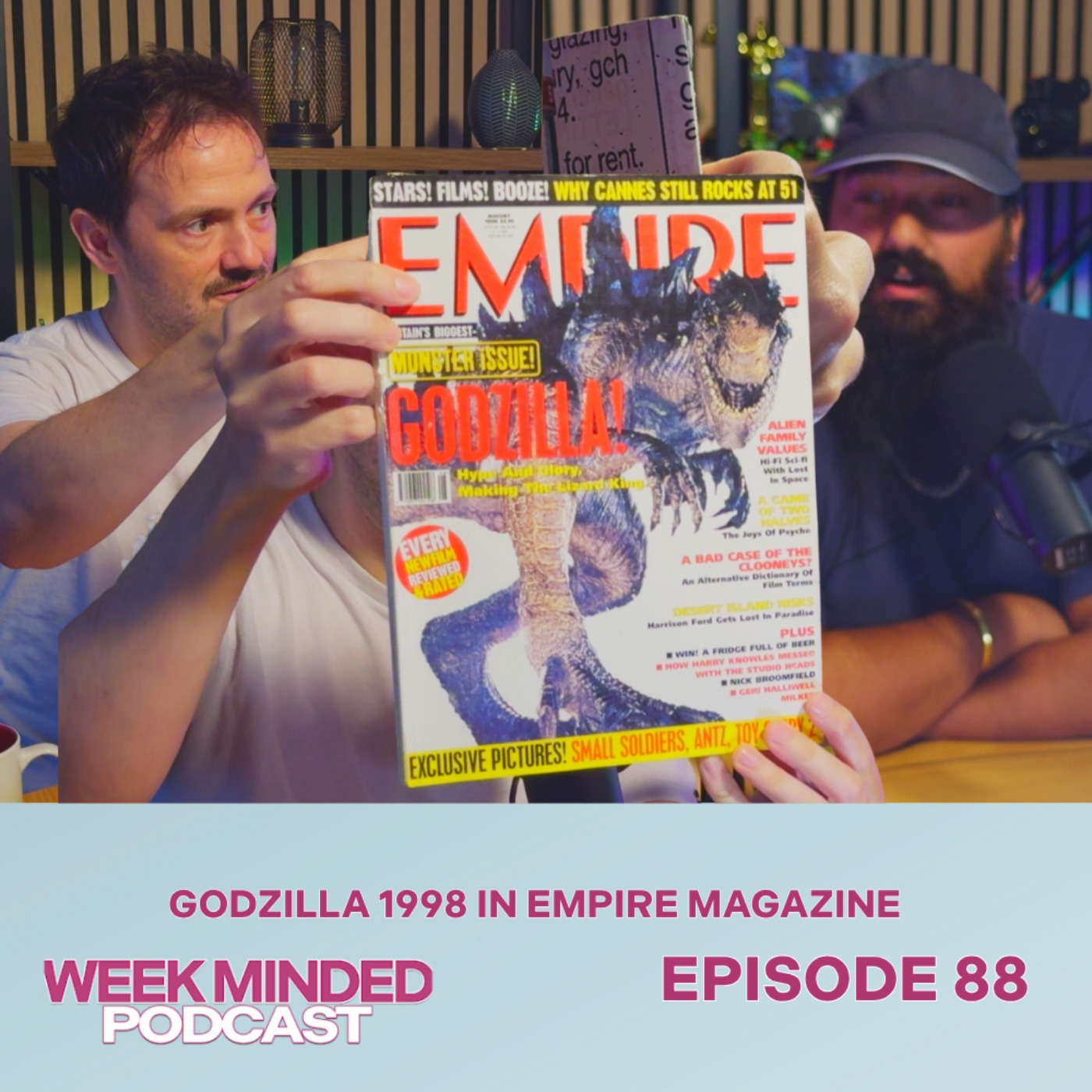 Godzilla 1998 in Empire Magazine episode artwork