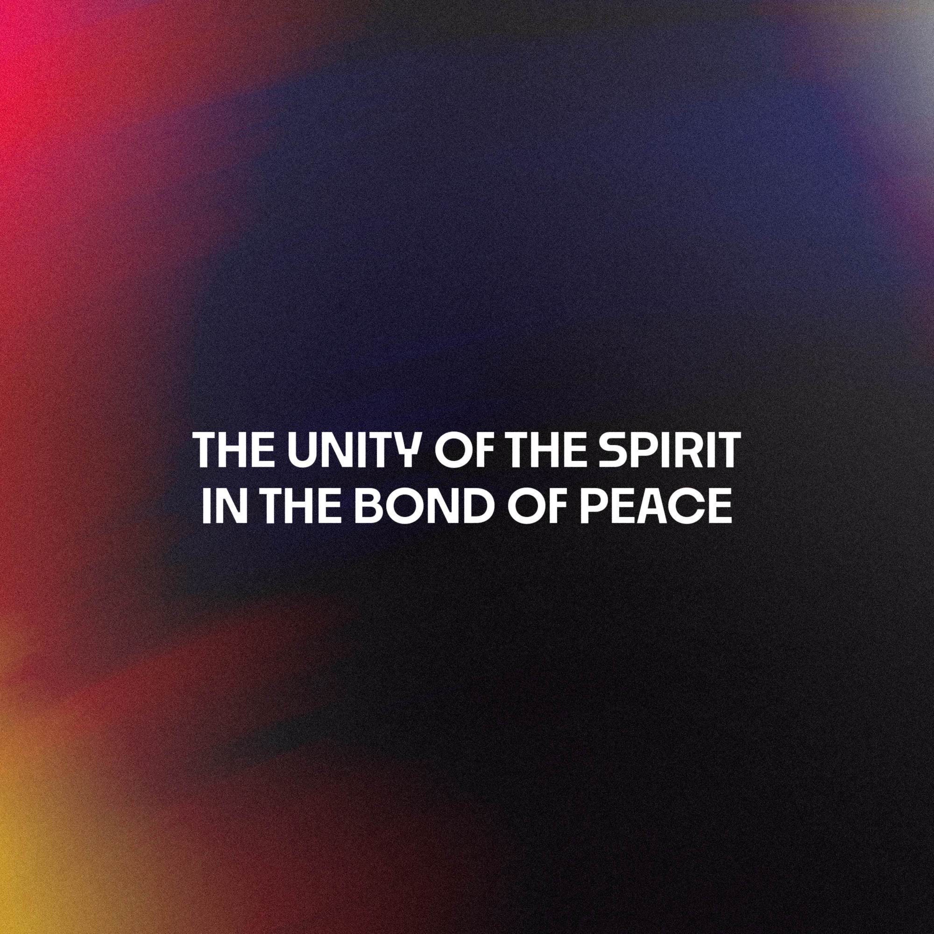 The Unity of the Spirit in the Bond of Peace | Rev. Steve Shoop