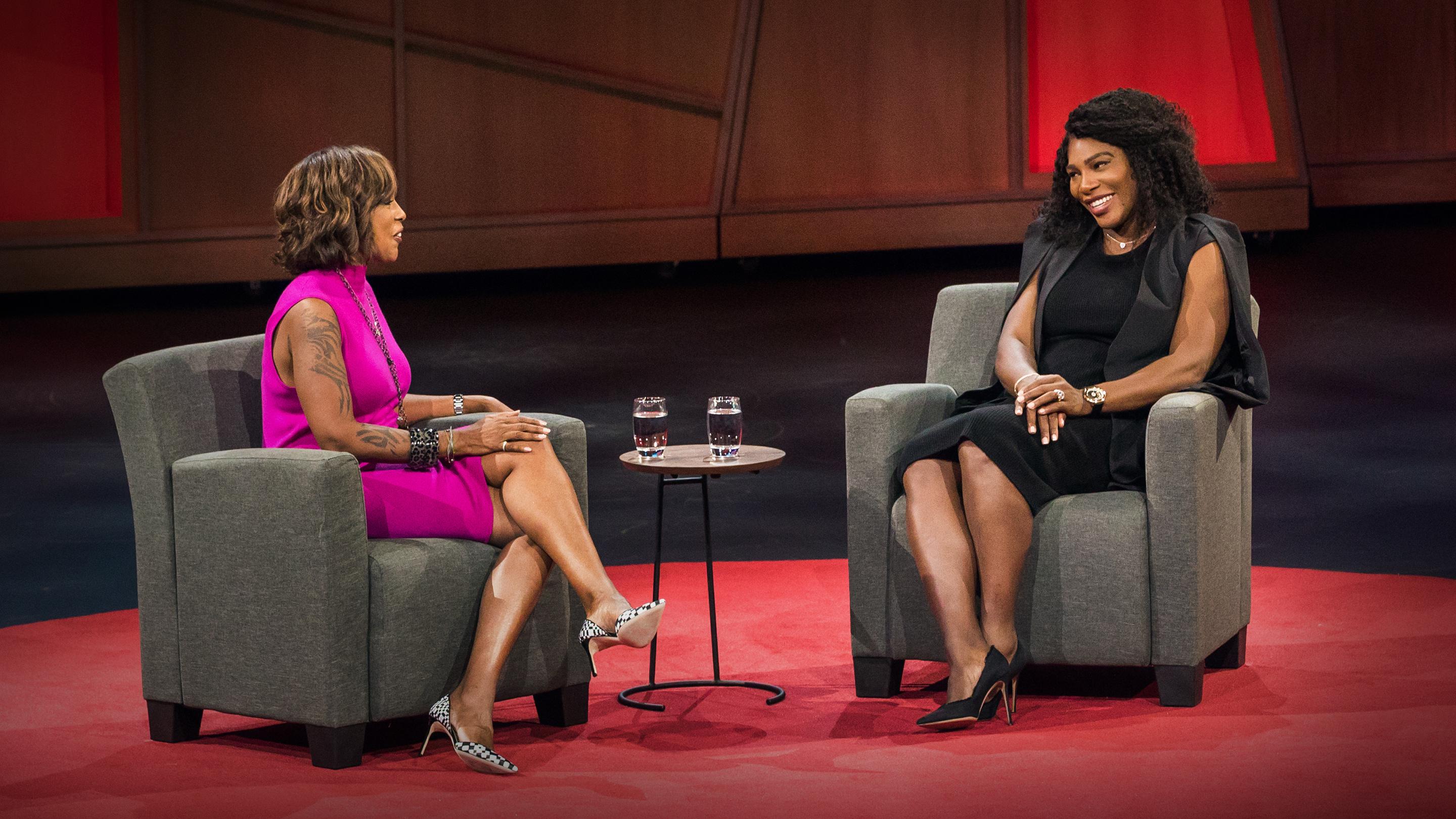 Thumbnail for "On tennis, love and motherhood | Serena Williams and Gayle King".