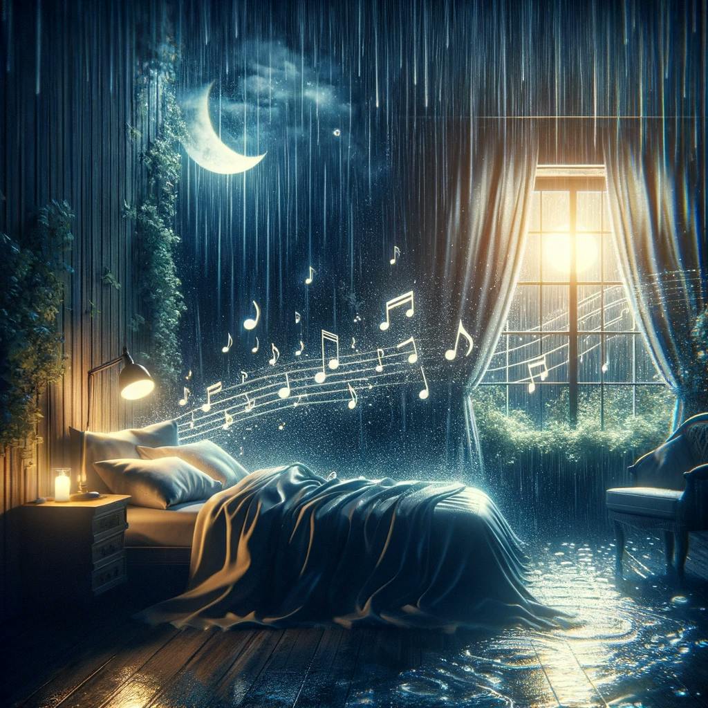😴🌧️🎵 LLUVIA y MÚSICA, Fusión Perfecta para Sueños Tranquilizantes