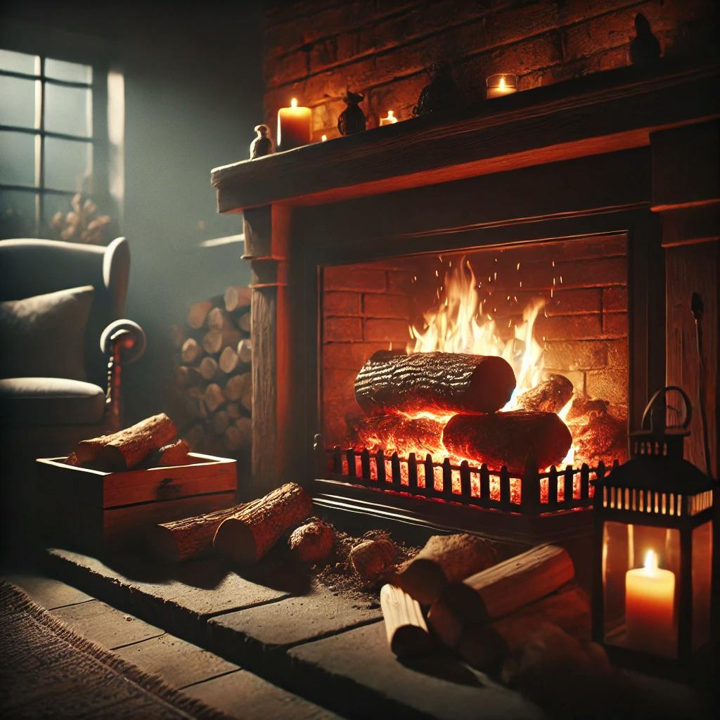 😴🔥 El FUEGO de la chimenea calma y reconforta la mente