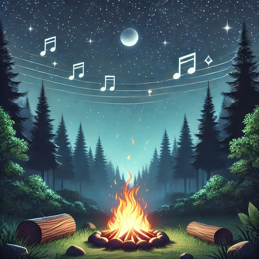 😴🔥🎵 El CREPITAR de la HOGUERA con MÚSICA Relajante te DUERME FÁCILMENTE