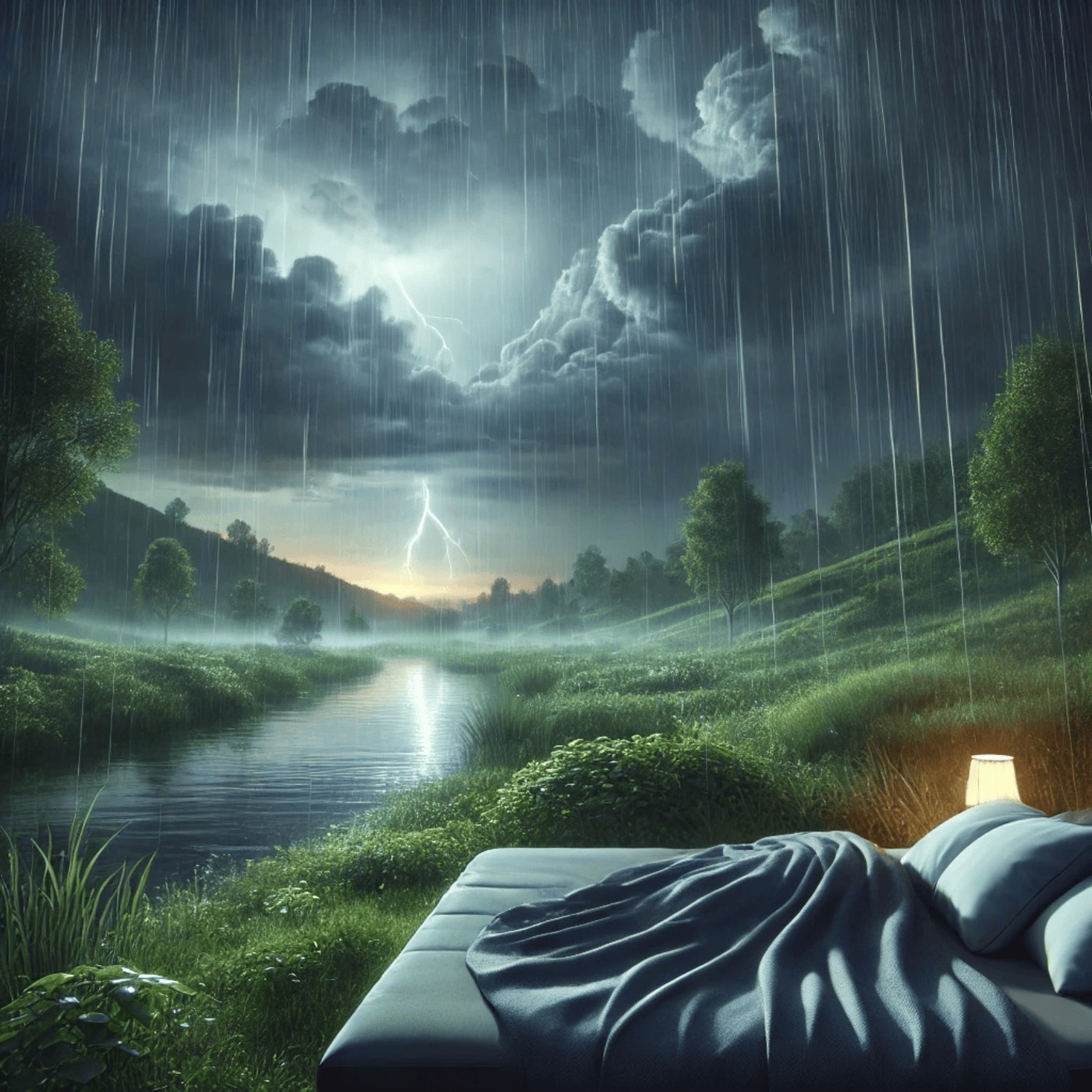 😴🌩️ El TRUENO calma y la LLUVIA envuelve suavemente