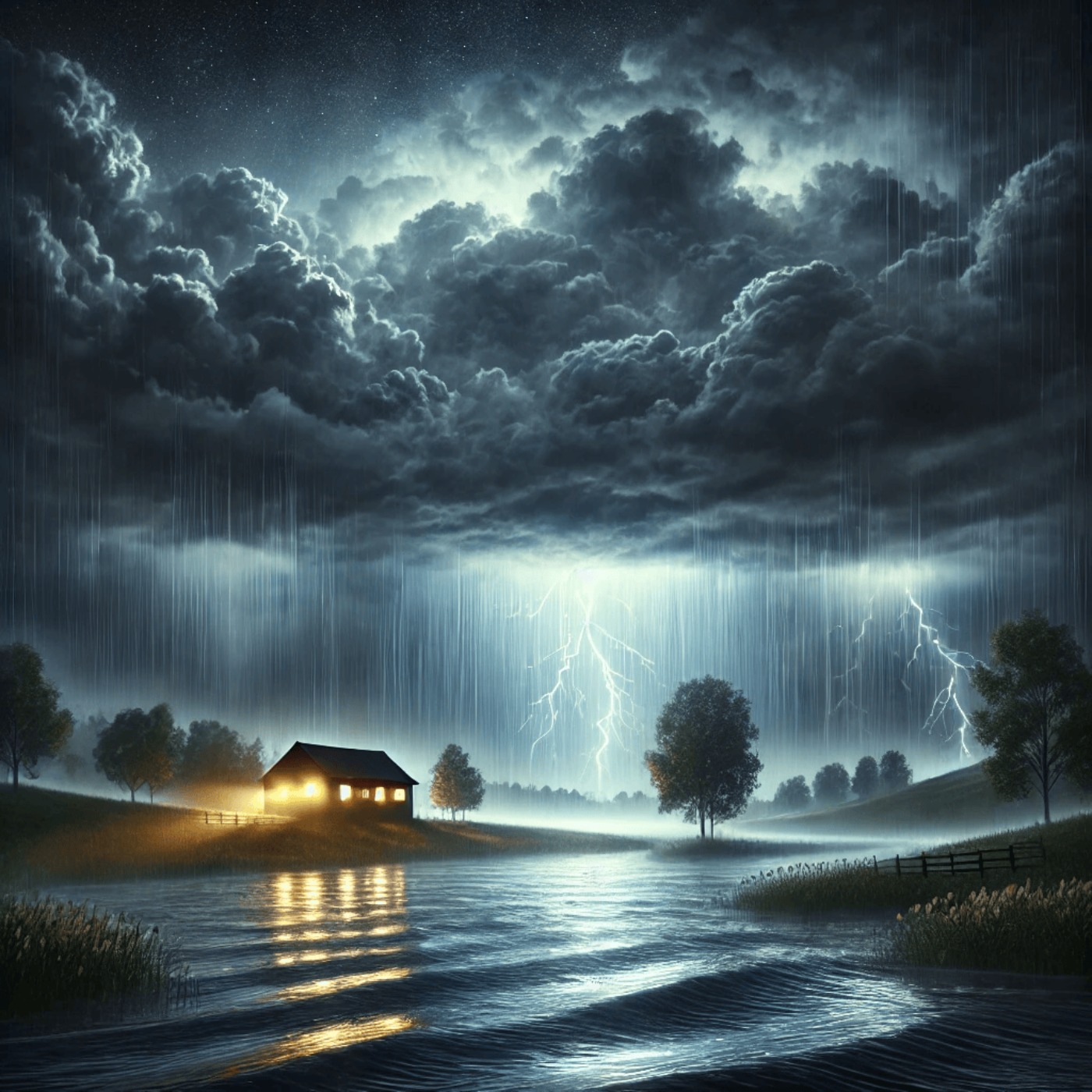 😴🌩️ El sonido relajante de la TORMENTA y la LLUVIA para un sueño profundo
