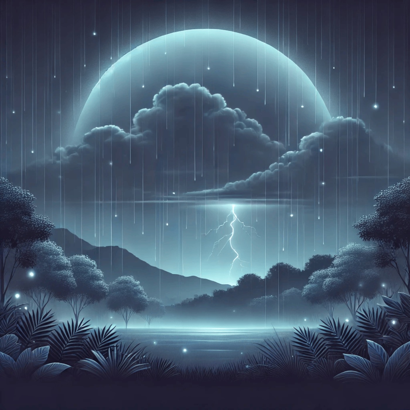 😴🌩️ Sumérgete en la TORMENTA y la lluvia suave para un sueño profundo y tranquilo