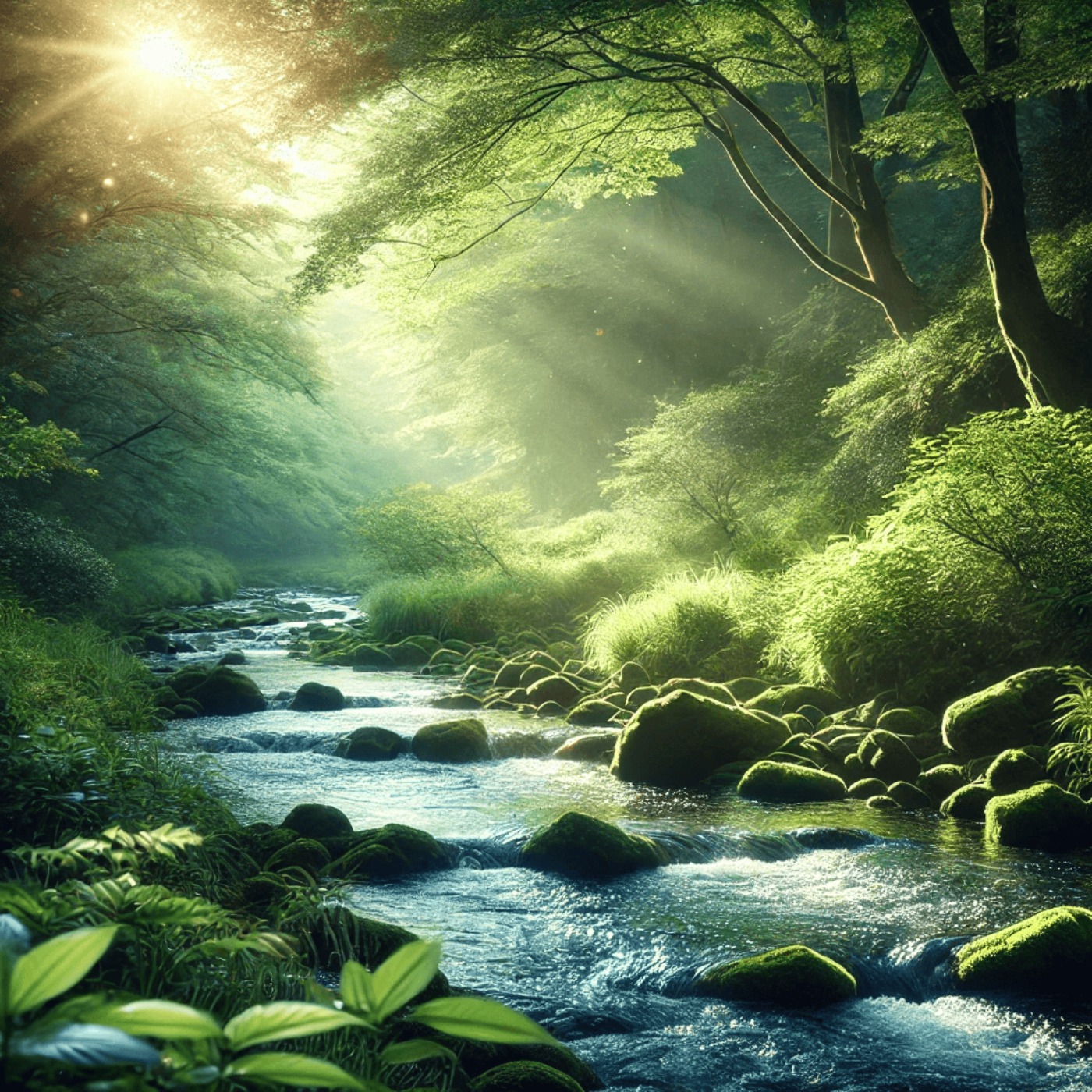 😴🌊 Escucha el fluir de un río suave para un sueño reparador