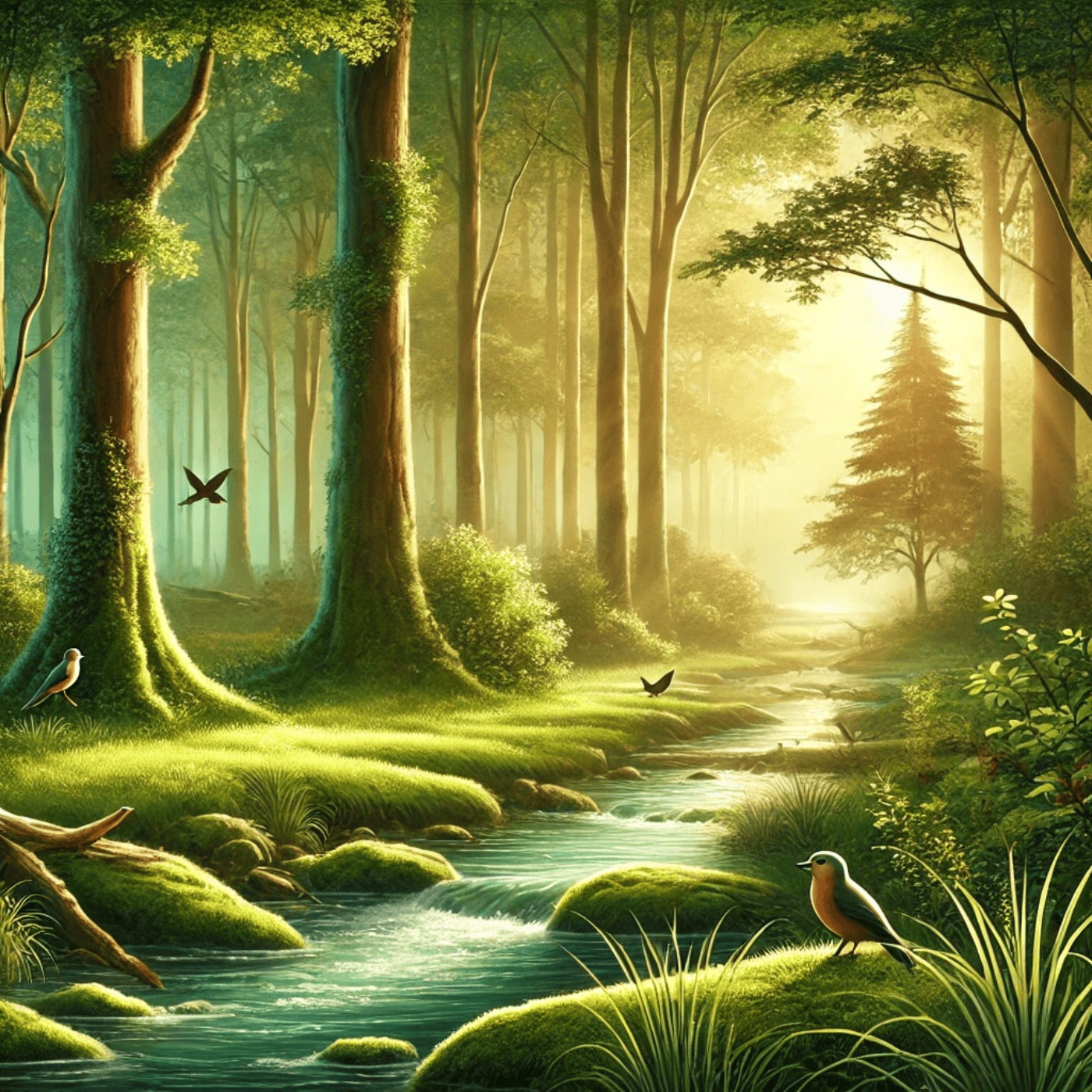 😴🌲 Escuche los sonidos relajantes de un BOSQUE y disfrute de un sueño Reparador
