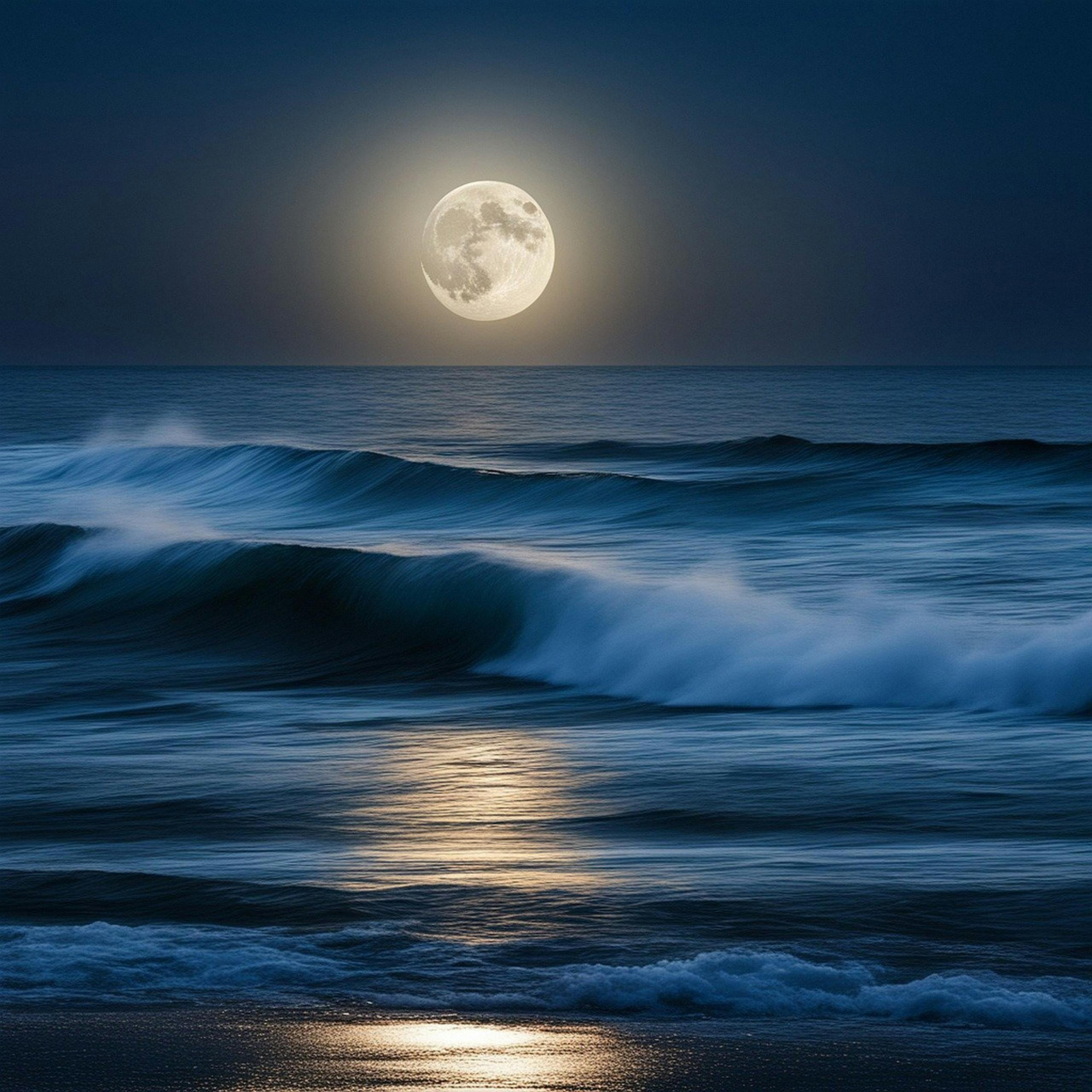 😴🌊🎵 OLAS Apaciguadoras y MELODÍA Serena para una NOCHE Tranquila