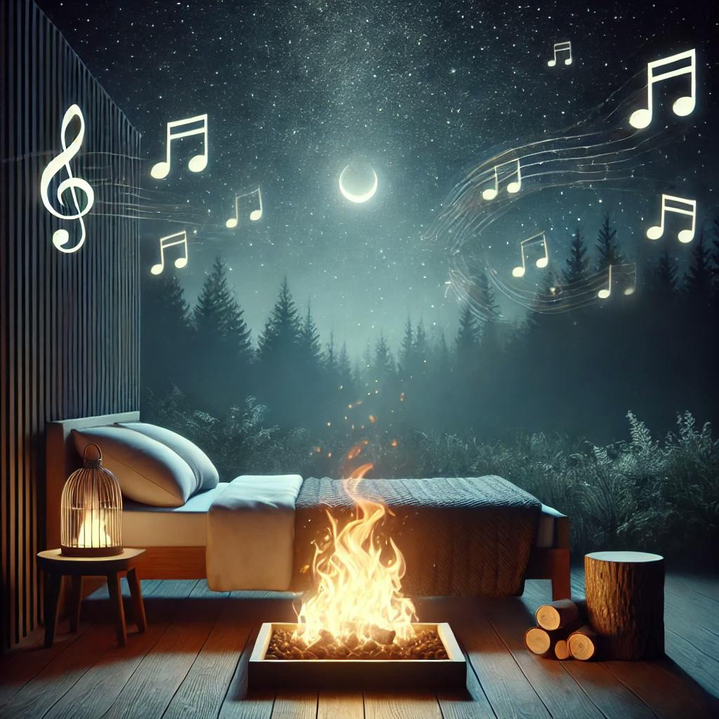 😴🔥🎵 Duerme mejor con el Chisporroteo del FUEGO y MÚSICA suave