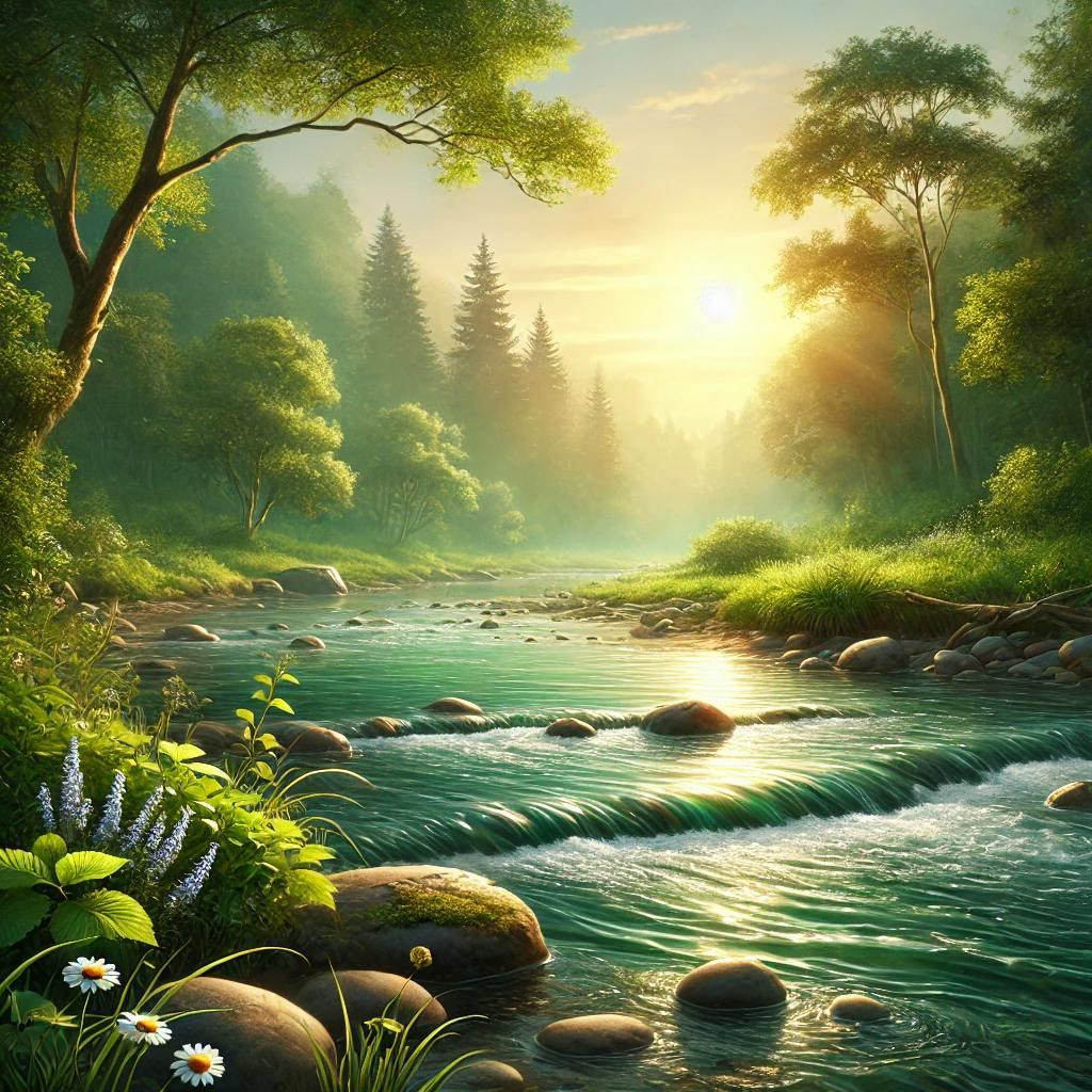 😴💧 Escucha el Suave Flujo de un RÍO para un SUEÑO Natural y Relajante