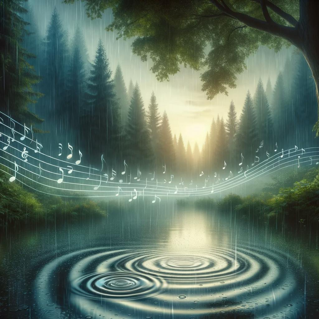 😴🌧️🎵 DUERME Mejor con el Sonido Calmante de la LLUVIA y una MELODÍA Suave