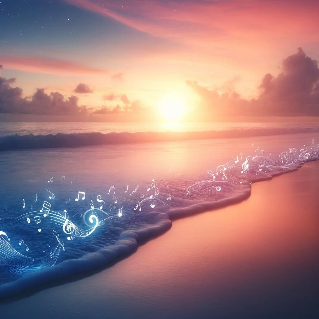 😴🌊🎵 El Sonido Relajante de las OLAS y la MÚSICA Calmante Reducen el ESTRÉS