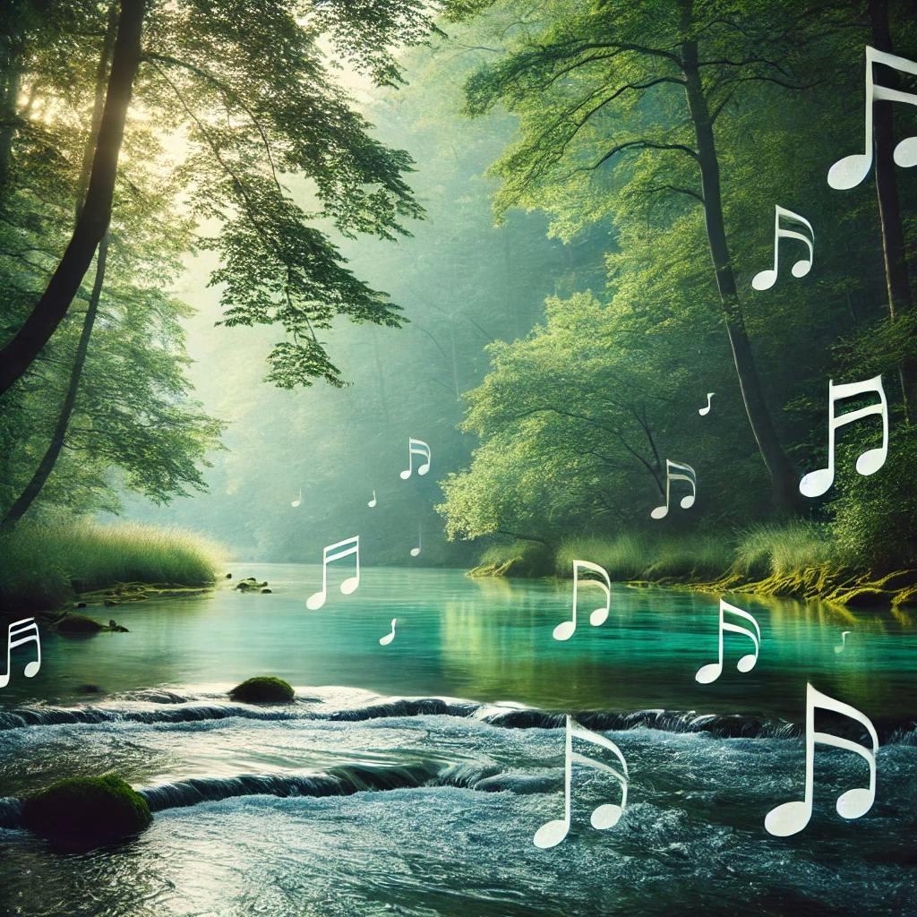 😴💧🎵 El Sonido del AGUA y la MÚSICA Suave Calman la MENTE, Favoreciendo un SUEÑO Reparador