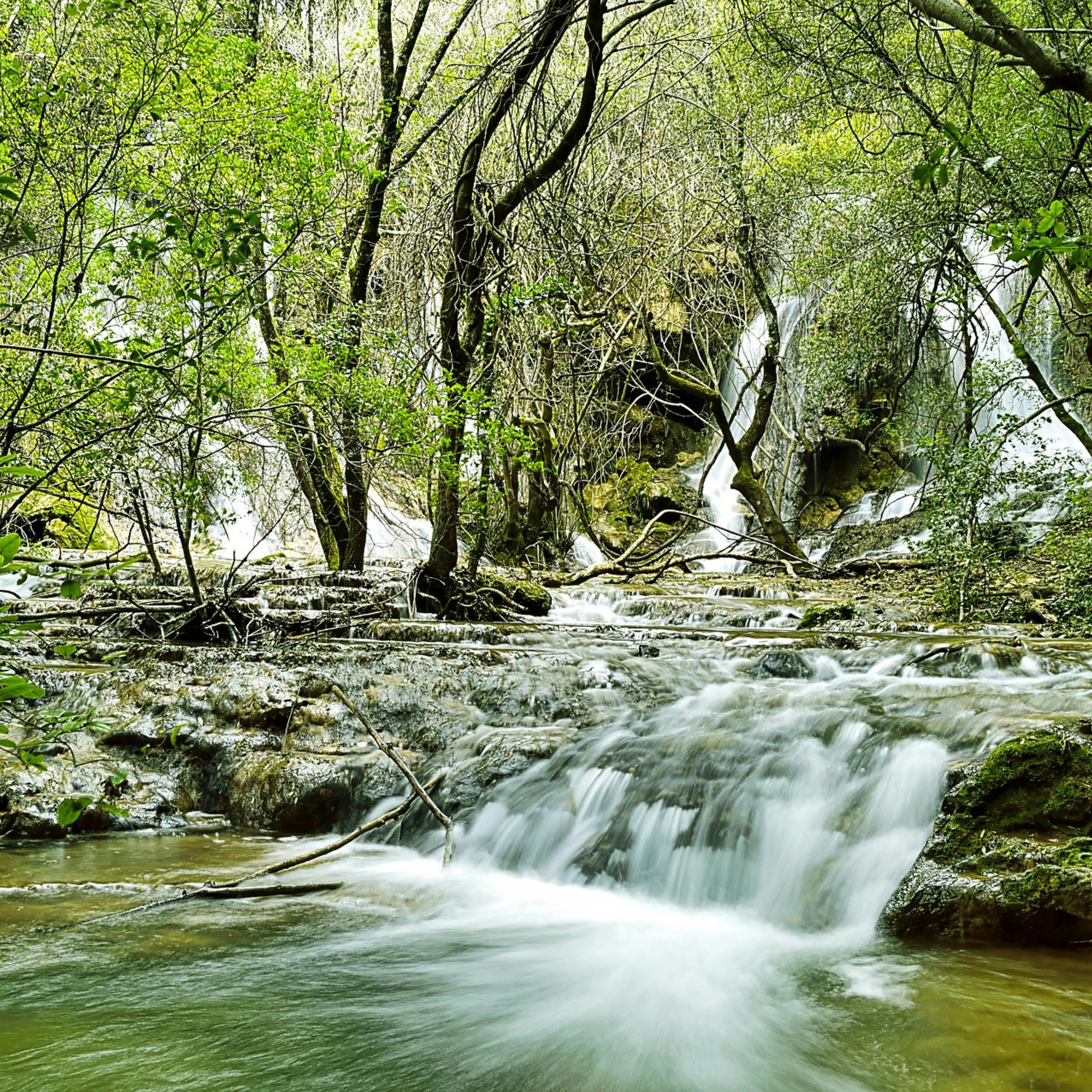 😴💧🎵 Una relajante CASCADA y MÚSICA para un SUEÑO Profundo