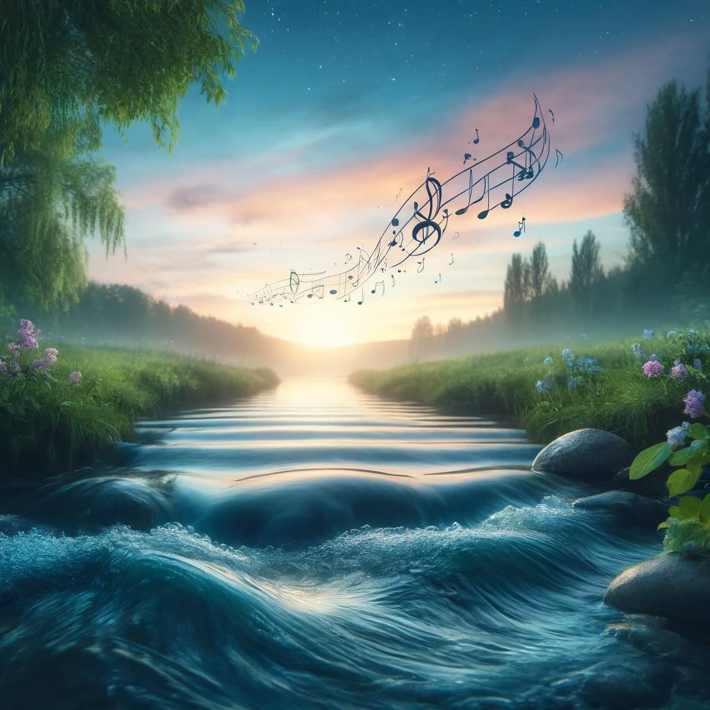 😴💧🎵 La MÚSICA Relajante y el Sonido del AGUA Calman los PENSAMIENTOS Inquietos