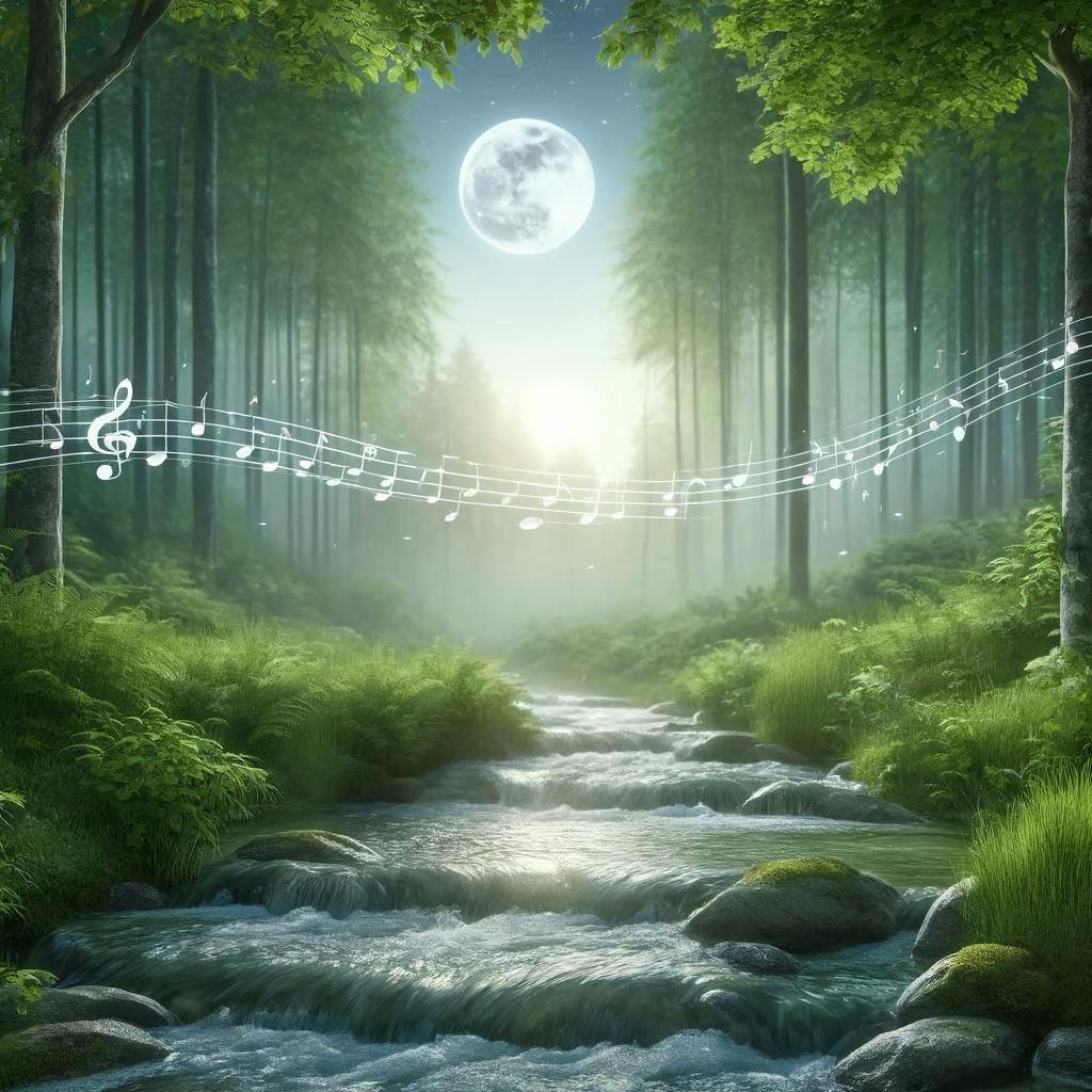 😴💧🎵 La MÚSICA Suave aliada al Sonido del AGUA, un Refugio para Dormir MEJOR