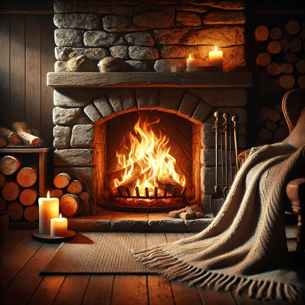 😴🔥 El suave crepitar del FUEGO relaja y calienta